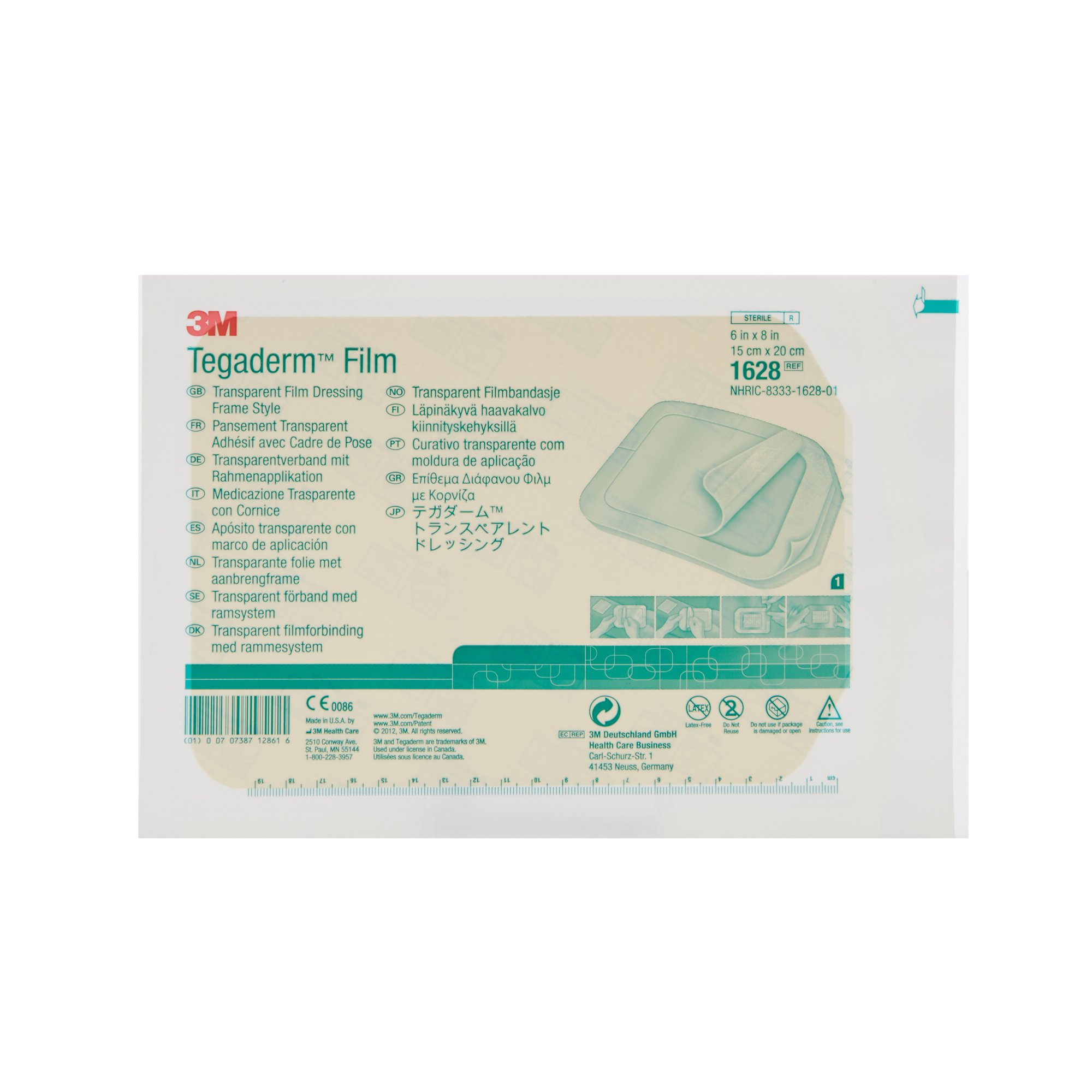 Solventum Corporation - 1628 3M™ Tegaderm™ Transparent Film Dressing