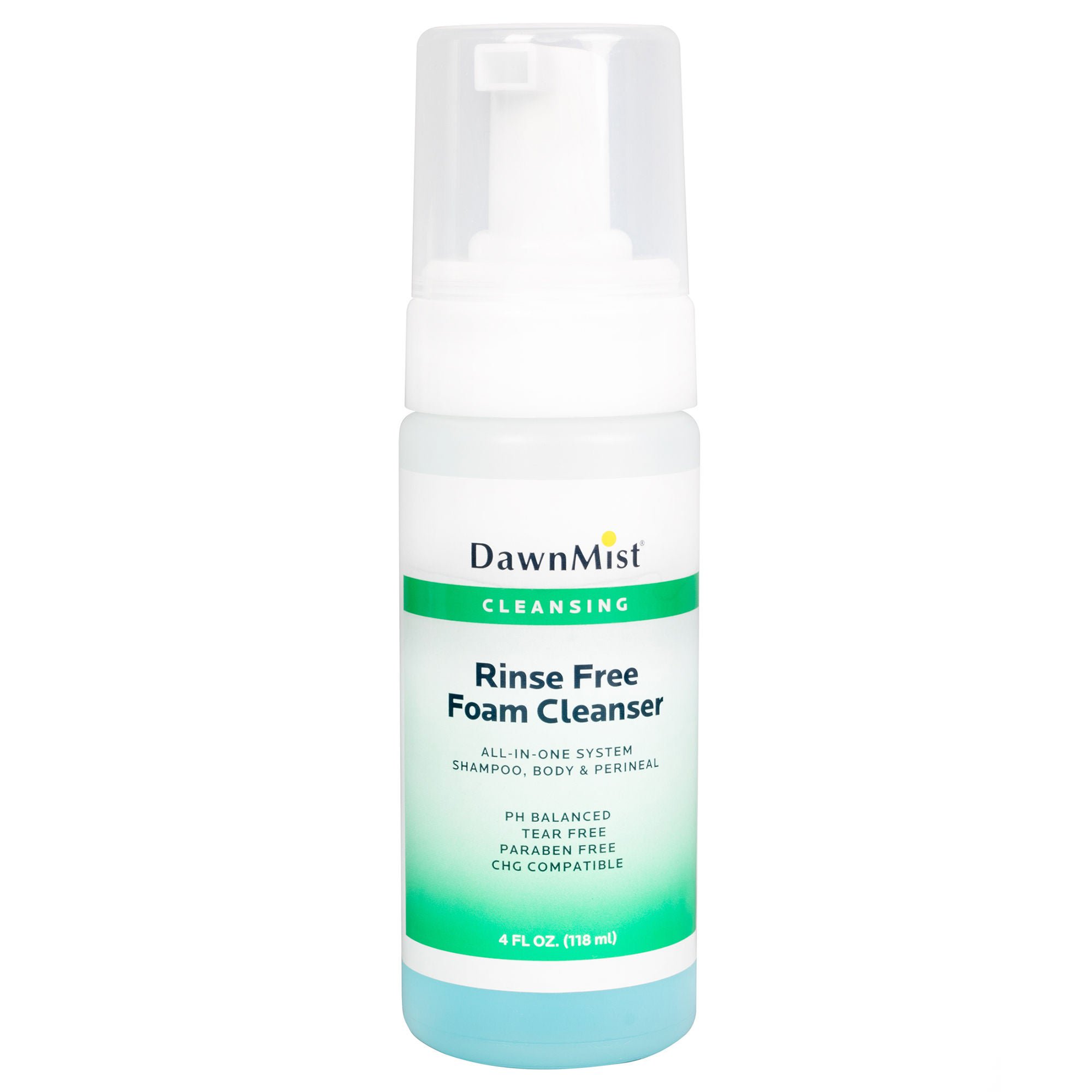 Dukal - RFFC04 Rinse-Free Cleanser DawnMist® Foaming 4 oz. Pump Bottle Scented