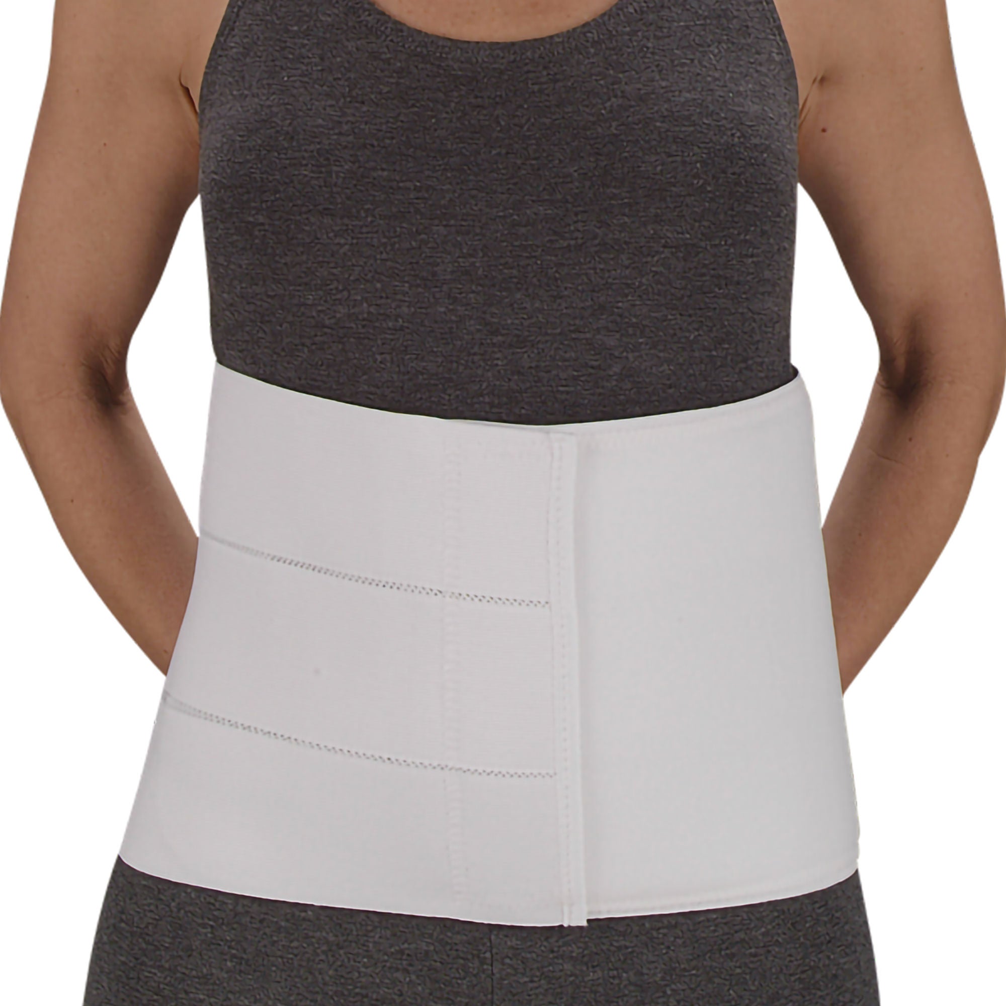 S2S Global - 13663008 Abdominal Binder DeRoyal® Large Hook and Loop Closure 63 to 74 Inch Waist or Hip Circumference 9 Inch Height Adult