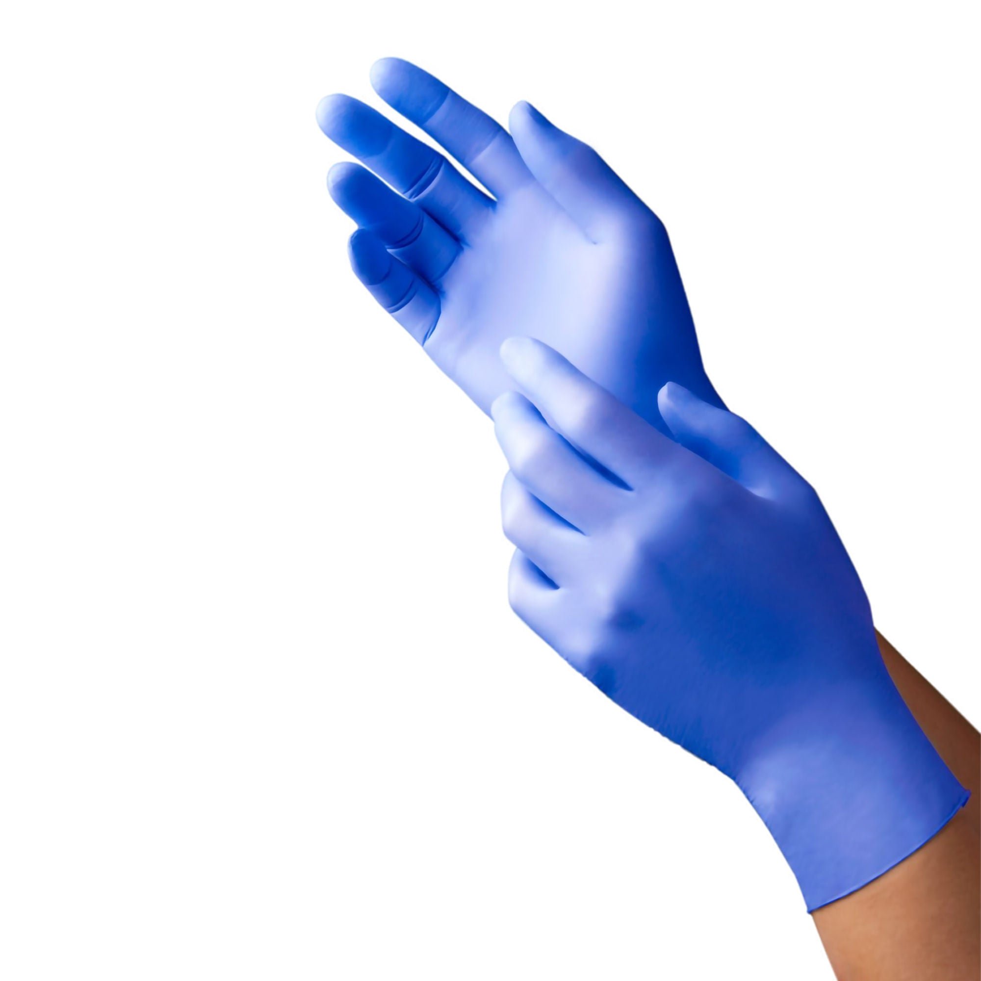 Tronex International Inc - 9128-05 Exam Glove NEW AGE® 9128 Series X-Small 250 per Box NonSterile Nitrile Standard Cuff Length Textured Fingertips Violet Blue Chemo Tested / Fentanyl Tested