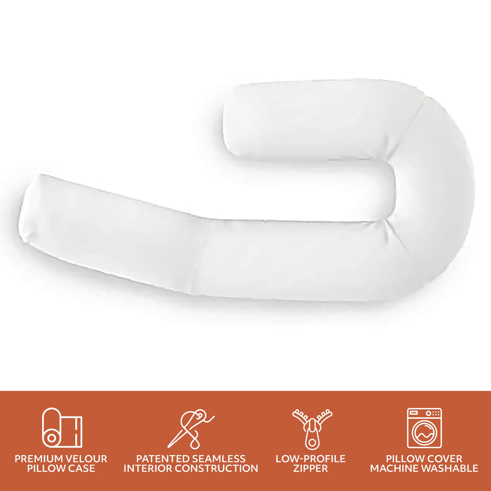 MedCline 1049-01 - MedCline Therapeutic Body Pillow, M/L, 5'2" & Above - 1/Each