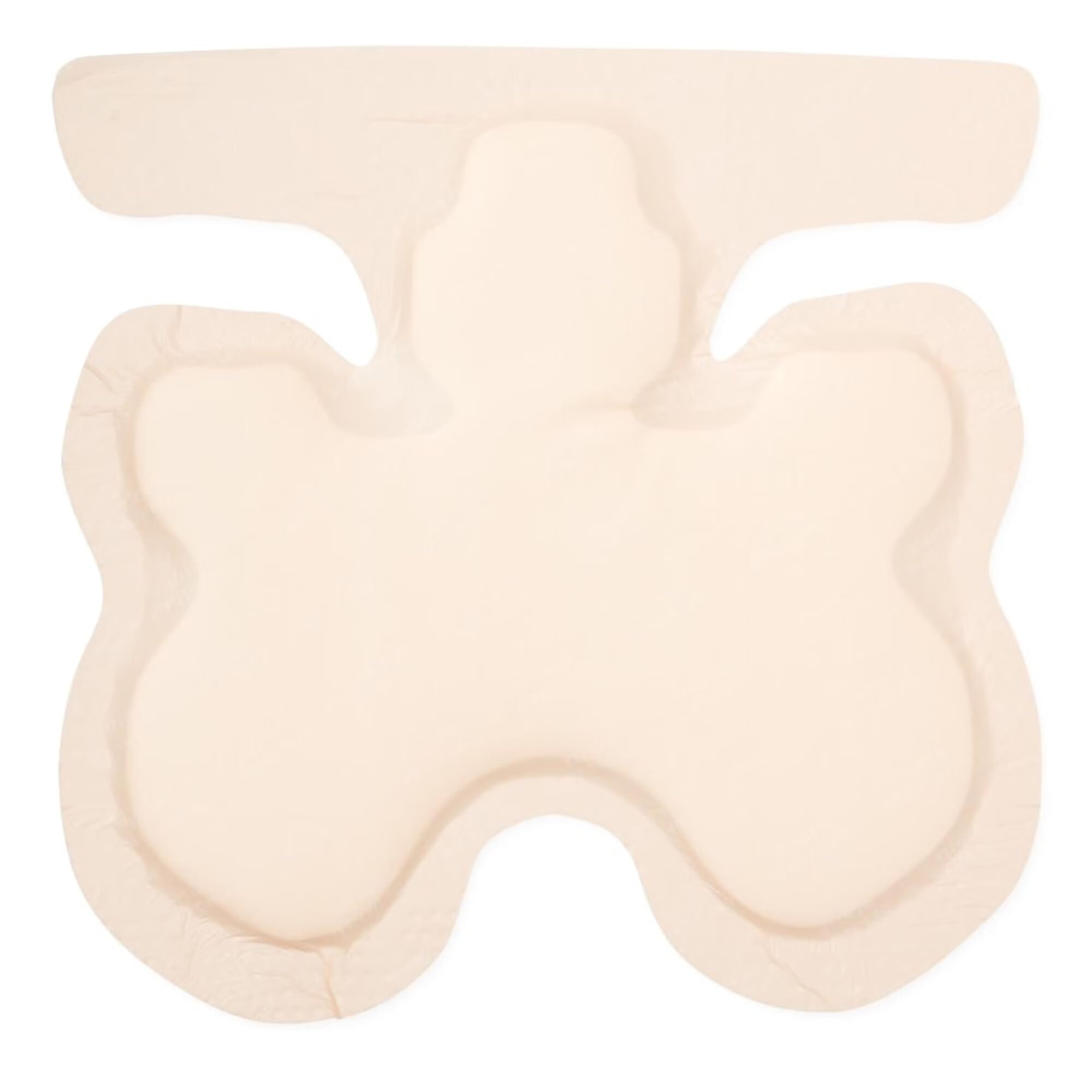 Medline - MSC1200B Foam Dressing Optifoam® Gentle Heel 9 X 9 Inch With Border Waterproof Film Backing Silicone Face and Border Heel Sterile