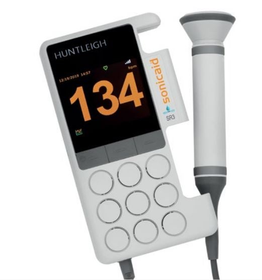 Arjo Inc - SR3R-USA Handheld Doppler Sonicaid SR3 Digital Display Obstetric Probe 3 MHz Frequency