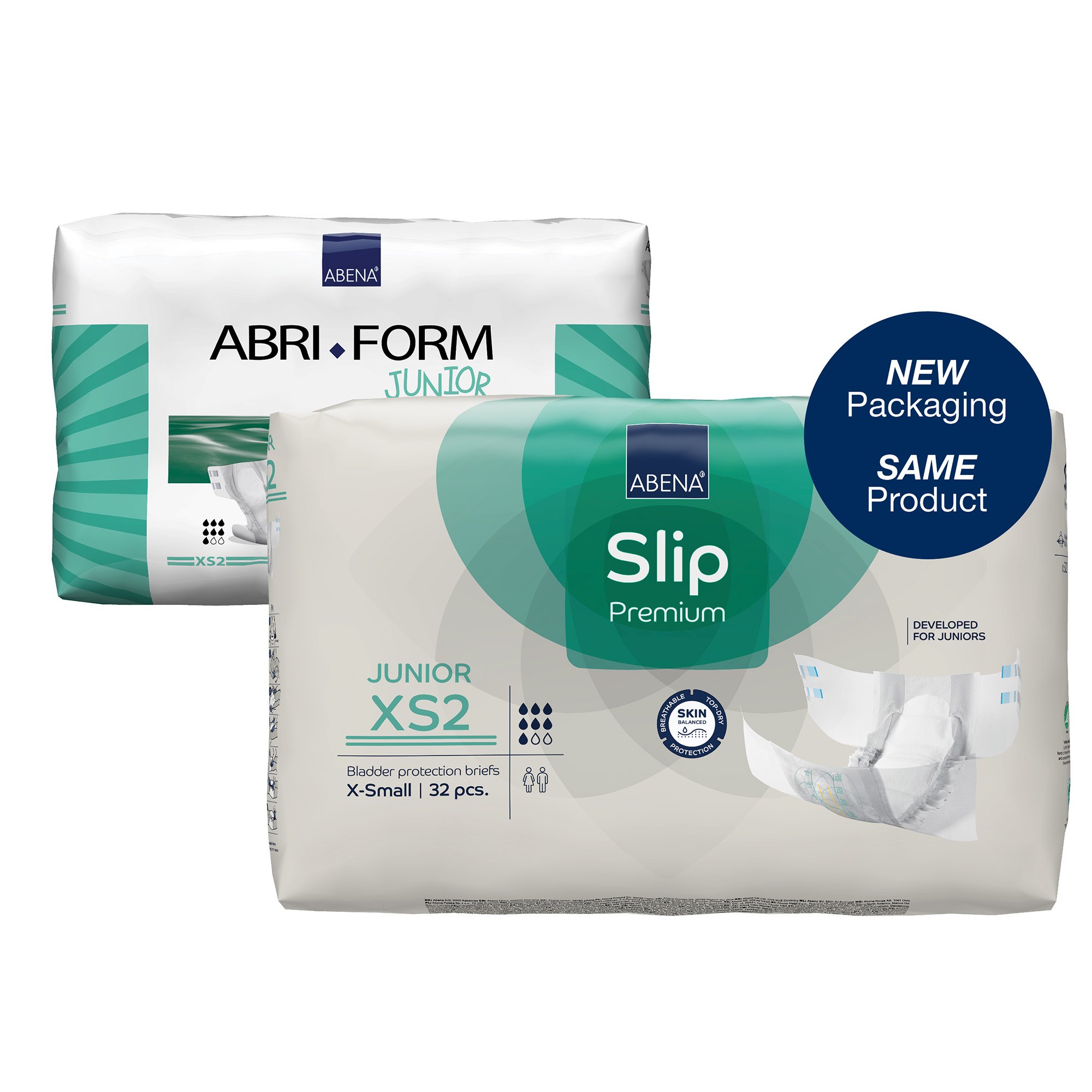 Abena North America 1000021279 - Abena® Slip Premium Junior XS2 Incontinence Brief, Extra Small - 32/Pack, 128/Case