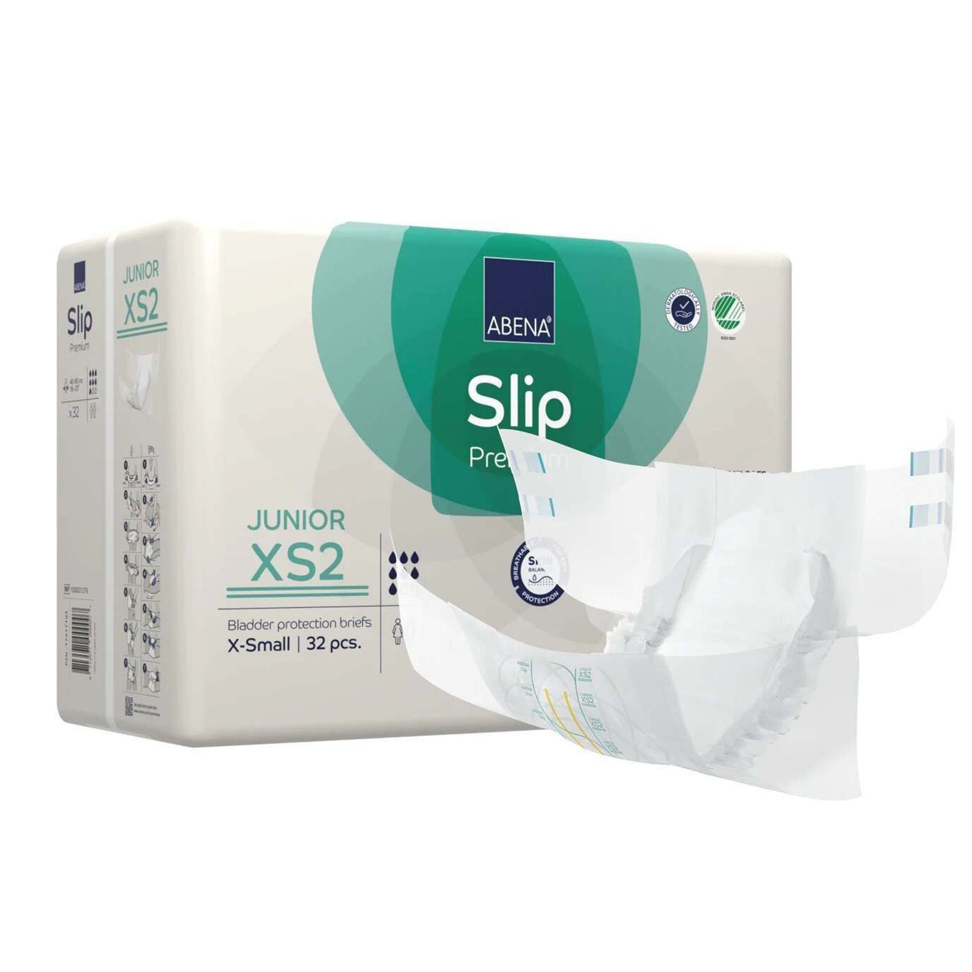 Abena North America - 1000021279 Abena® Slip Premium Junior XS2 Incontinence Brief