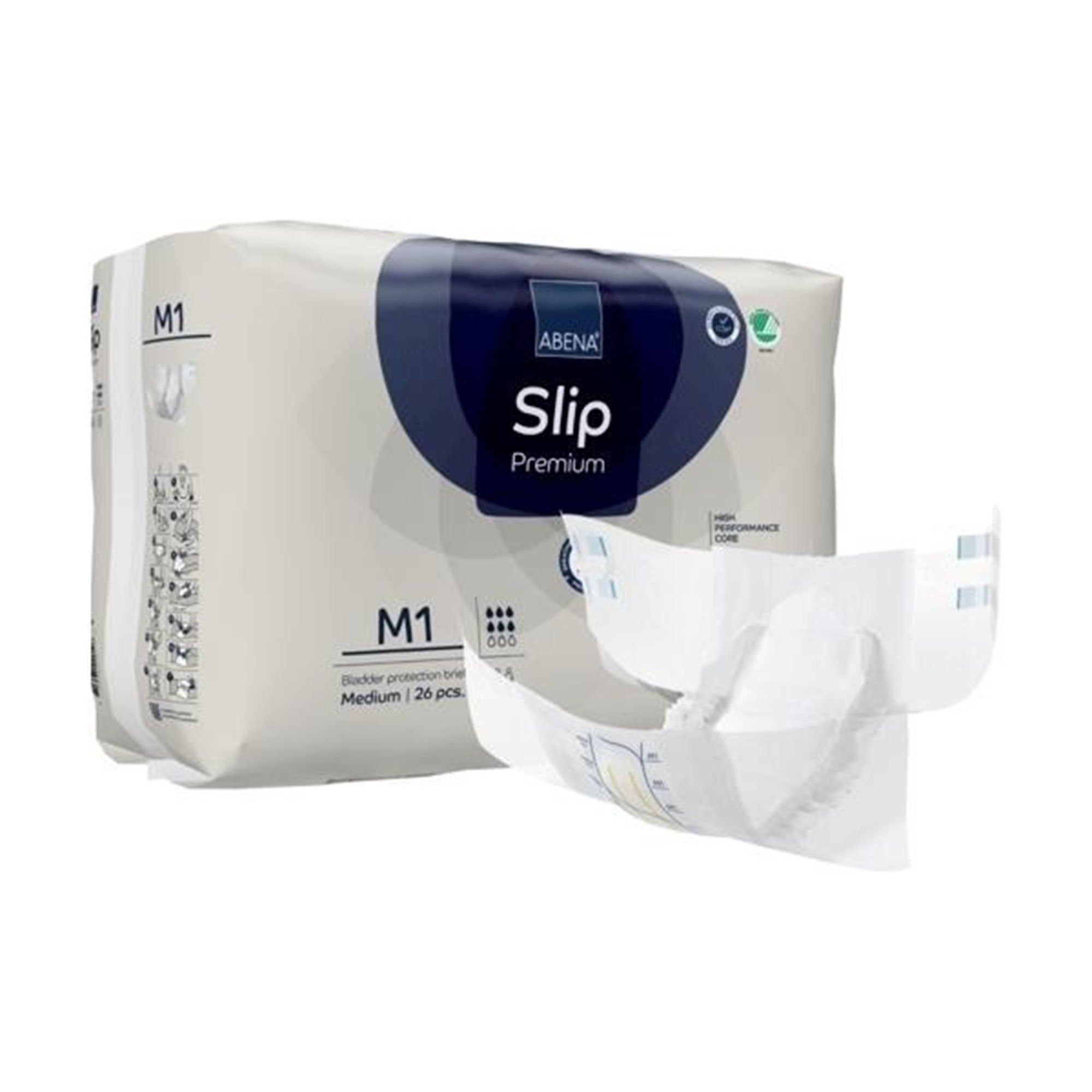 Abena North America - 1000021284 Abena® Slip Premium M1 Incontinence Brief