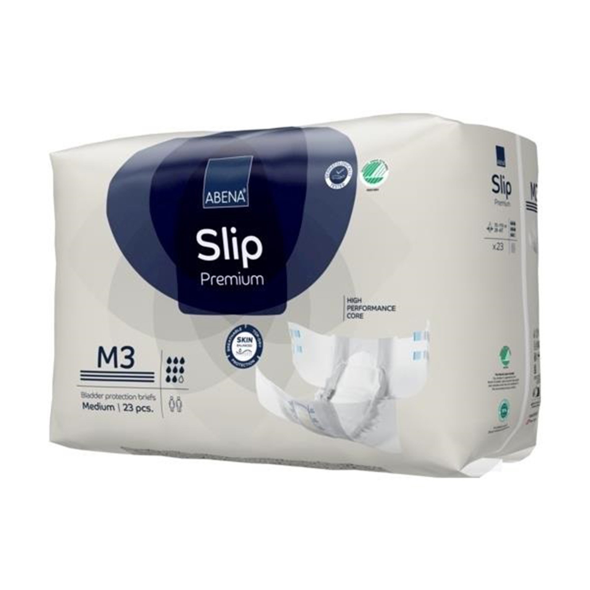 Abena North America 1000021286 - Abena® Slip Premium M3 Incontinence Brief, Medium - 23/Pack, 92/Case