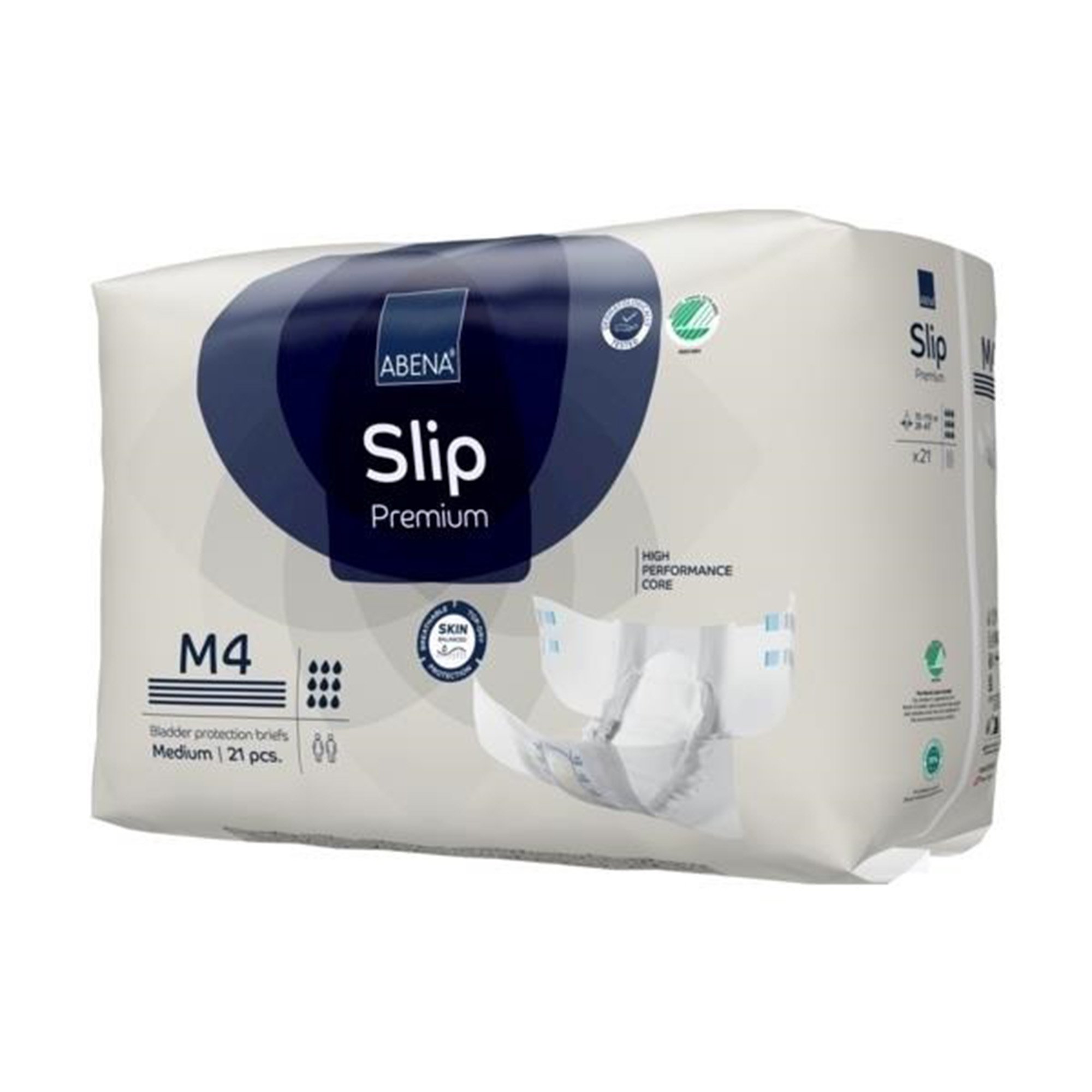 Abena North America 1000021287 - Abena® Slip Premium M4 Incontinence Brief, Medium - 21/Pack, 84/Case