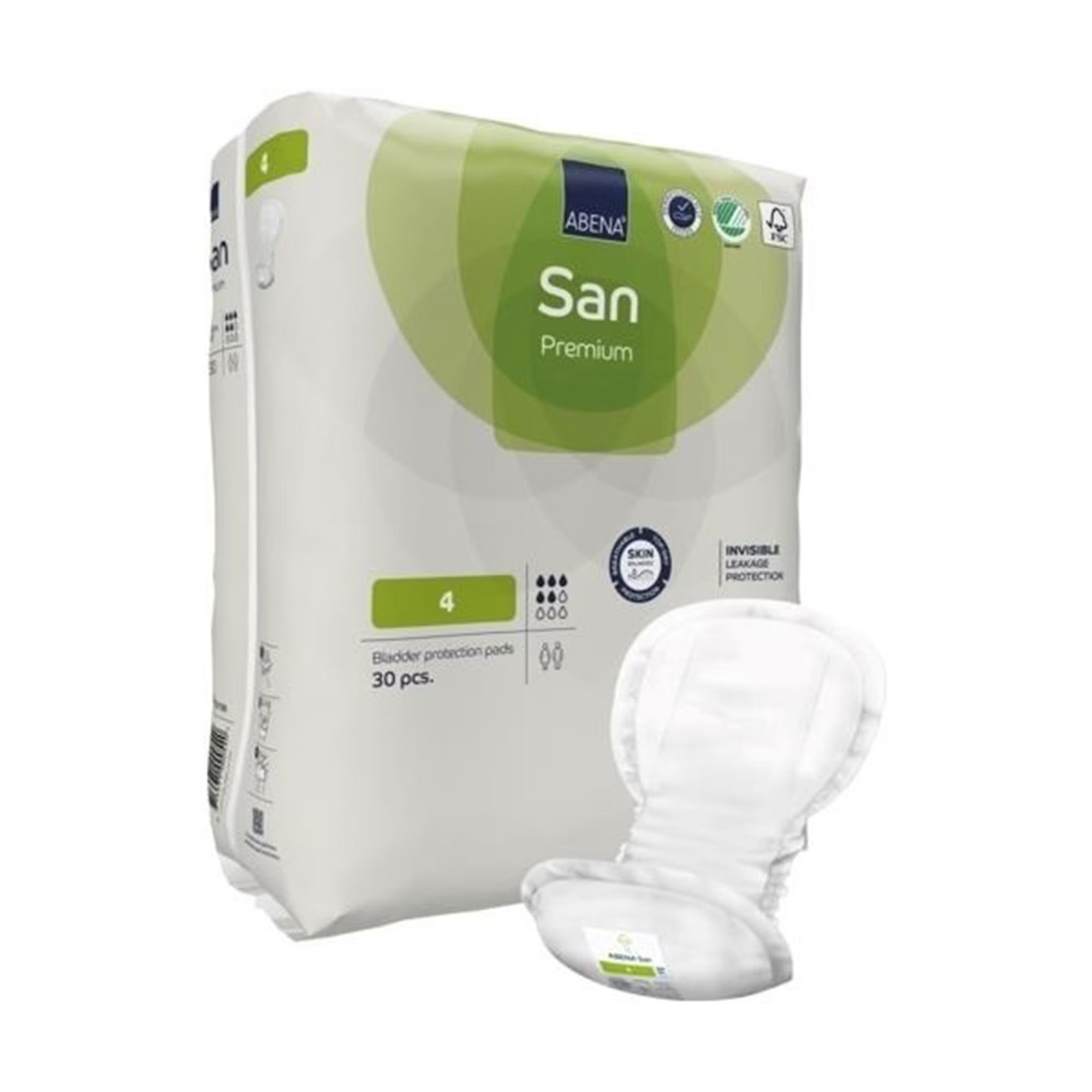 Abena North America - 1000021306 Abena® San 4 Premium Bladder Protection Pads