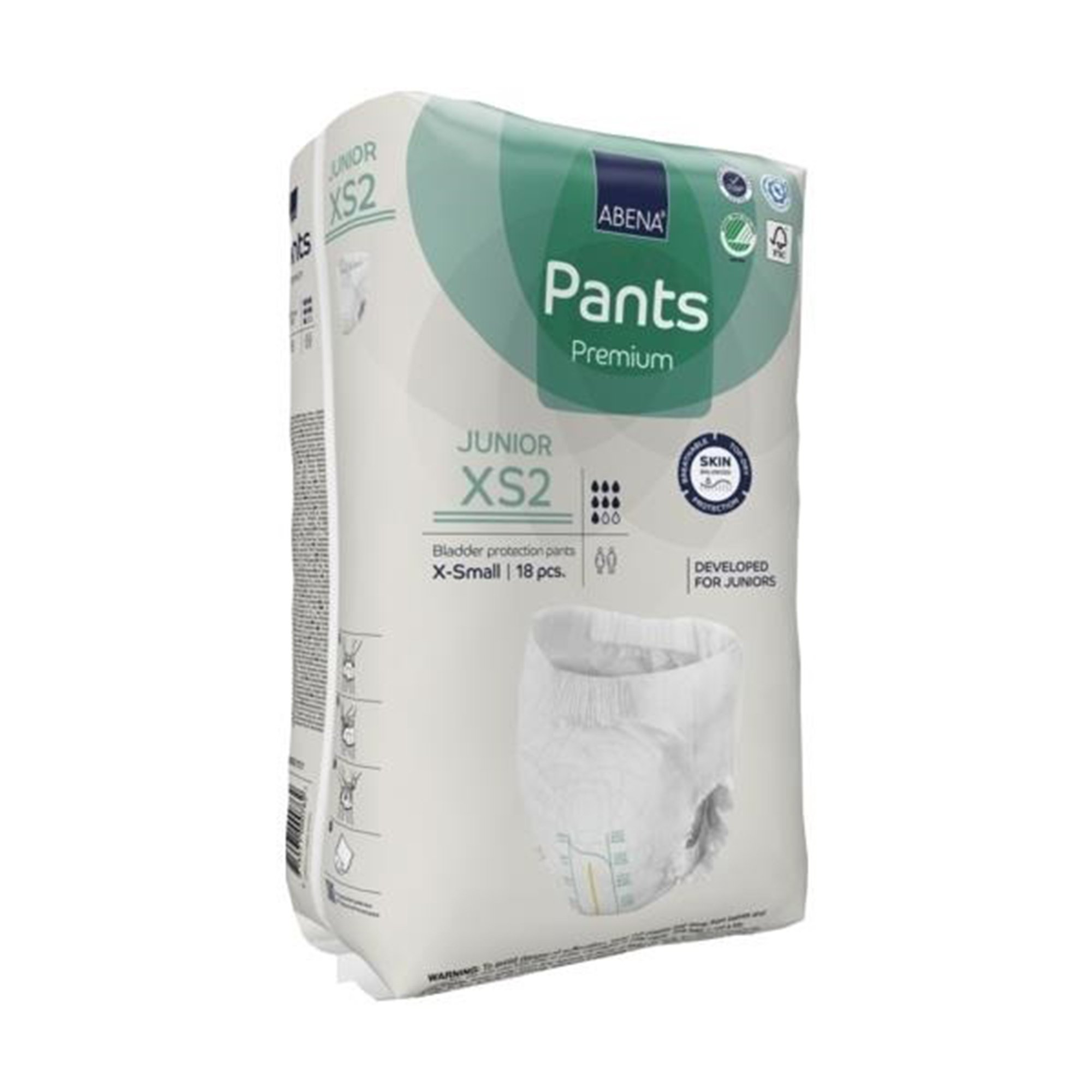 Abena North America 1000021317 - Abena® Premium Pants Junior XS2 Incontinence Brief, Extra Small - 18/Pack, 90/Case