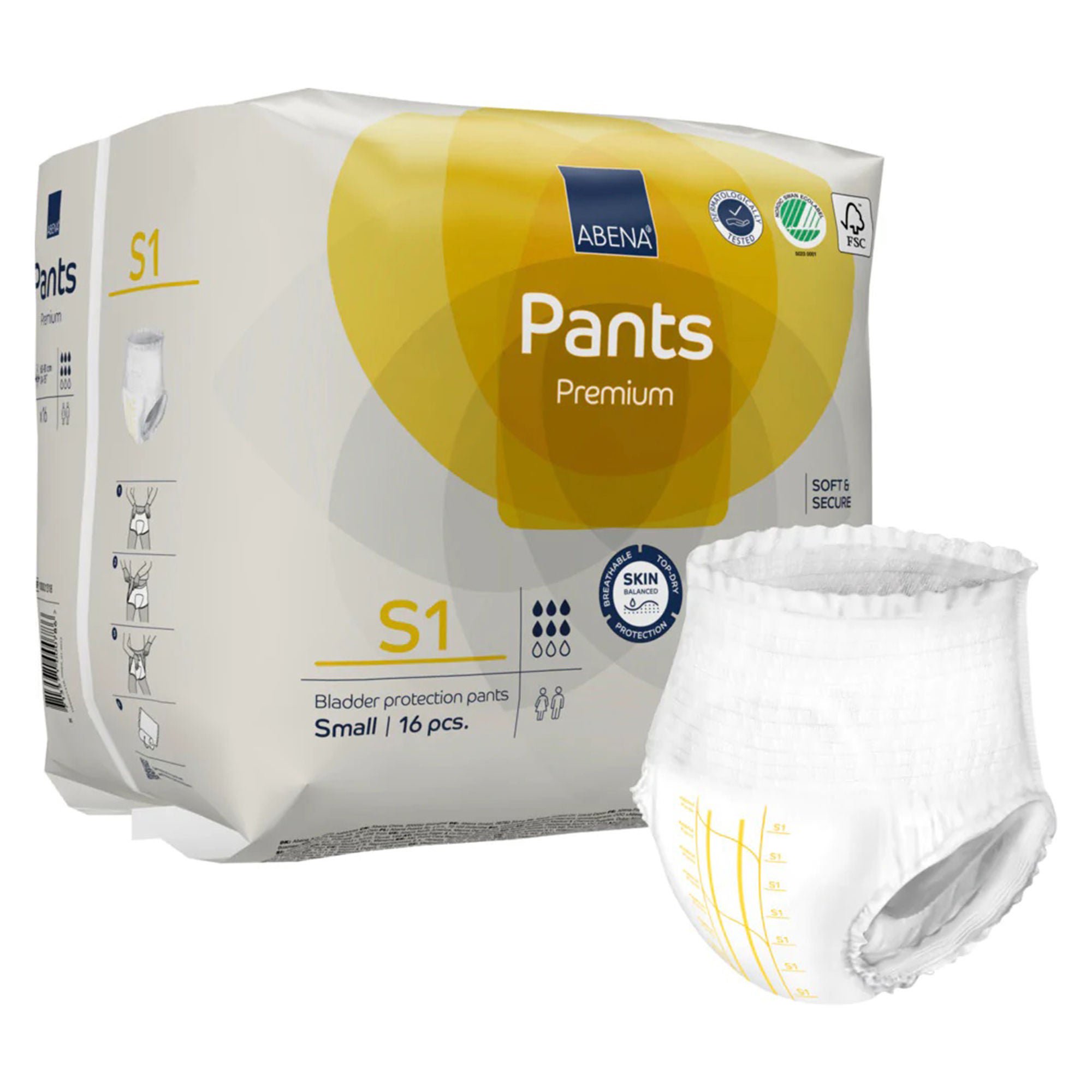 Abena North America - 1000021319 Abena® Premium Pants S2 Incontinence Brief