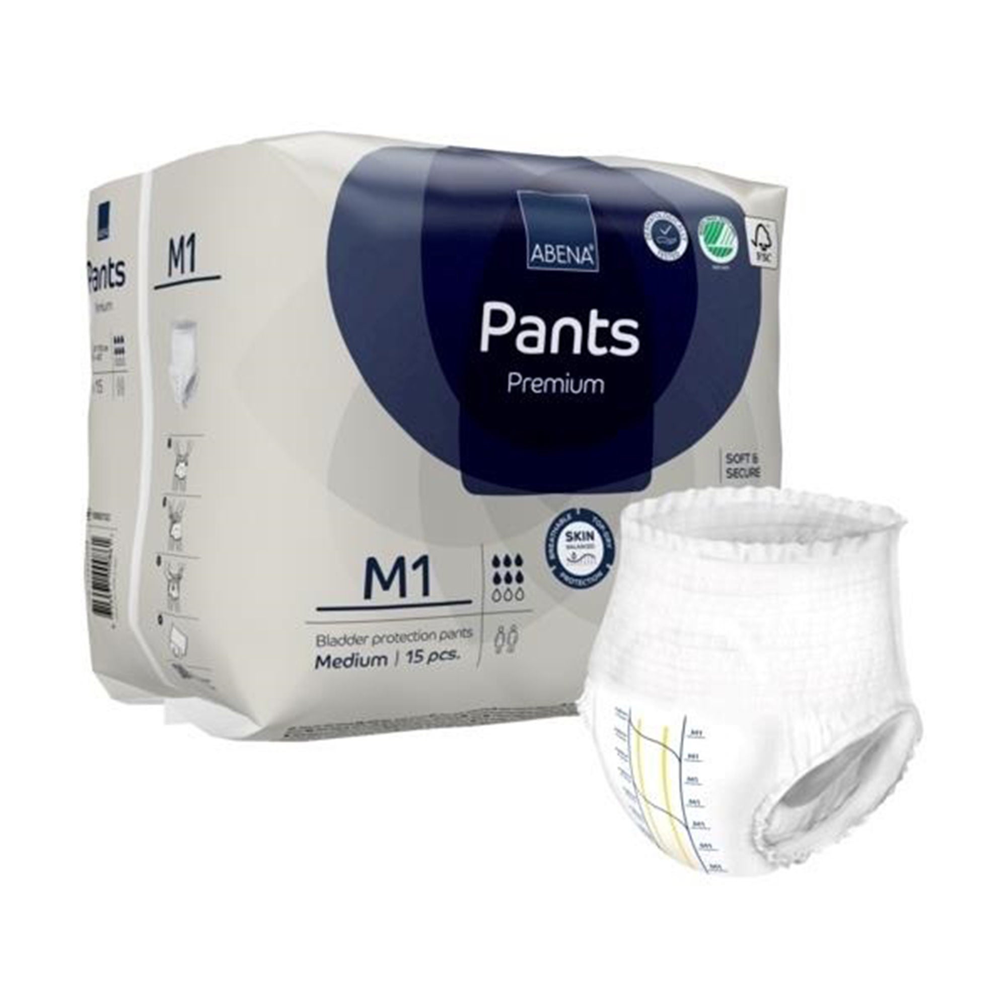 Abena North America - 1000021322 Abena® Premium Pants M1 Incontinence Brief