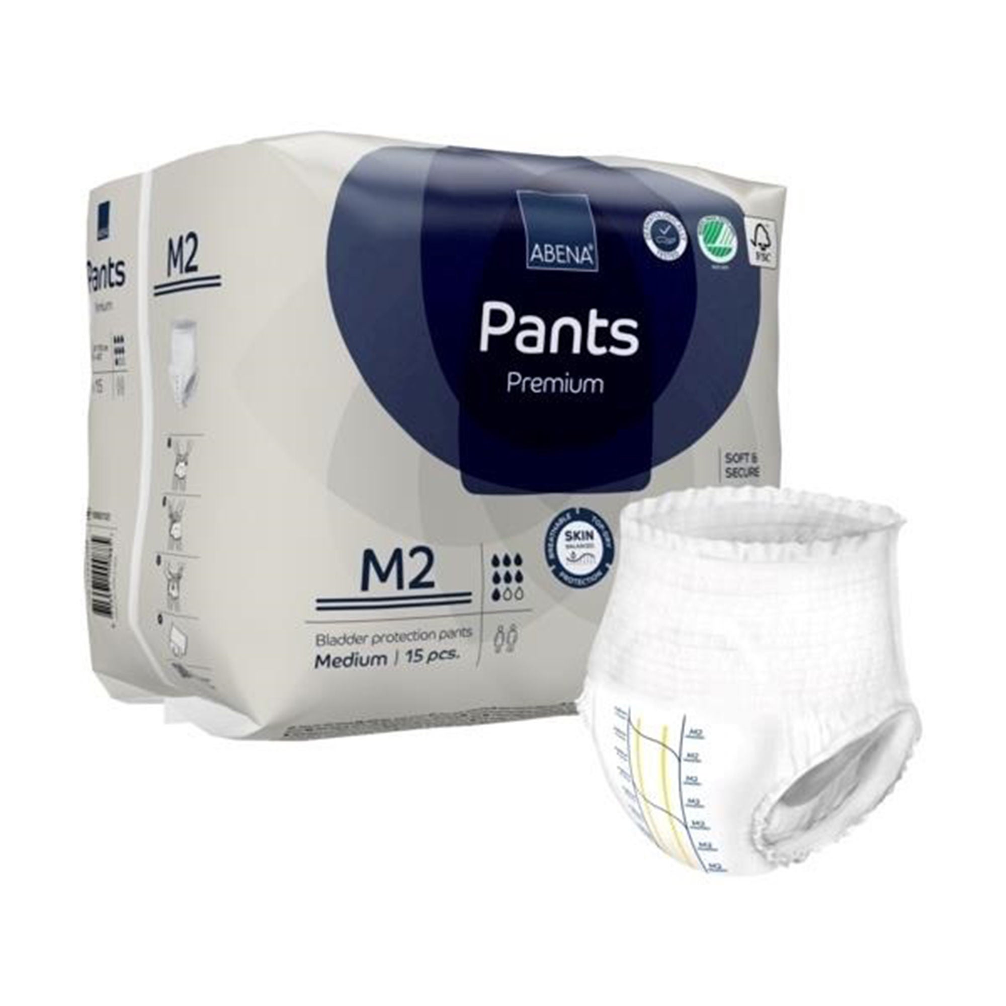 Abena North America - 1000021323 Abena® Premium Pants M2 Incontinence Brief