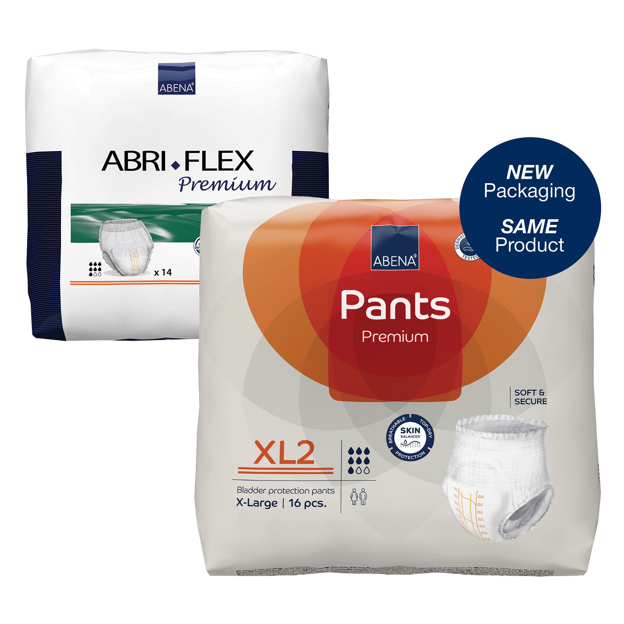 Abena North America 1000021329 - Abena® Premium Pants XL2 Incontinence Brief, X-Large - 16/Pack, 96/Case