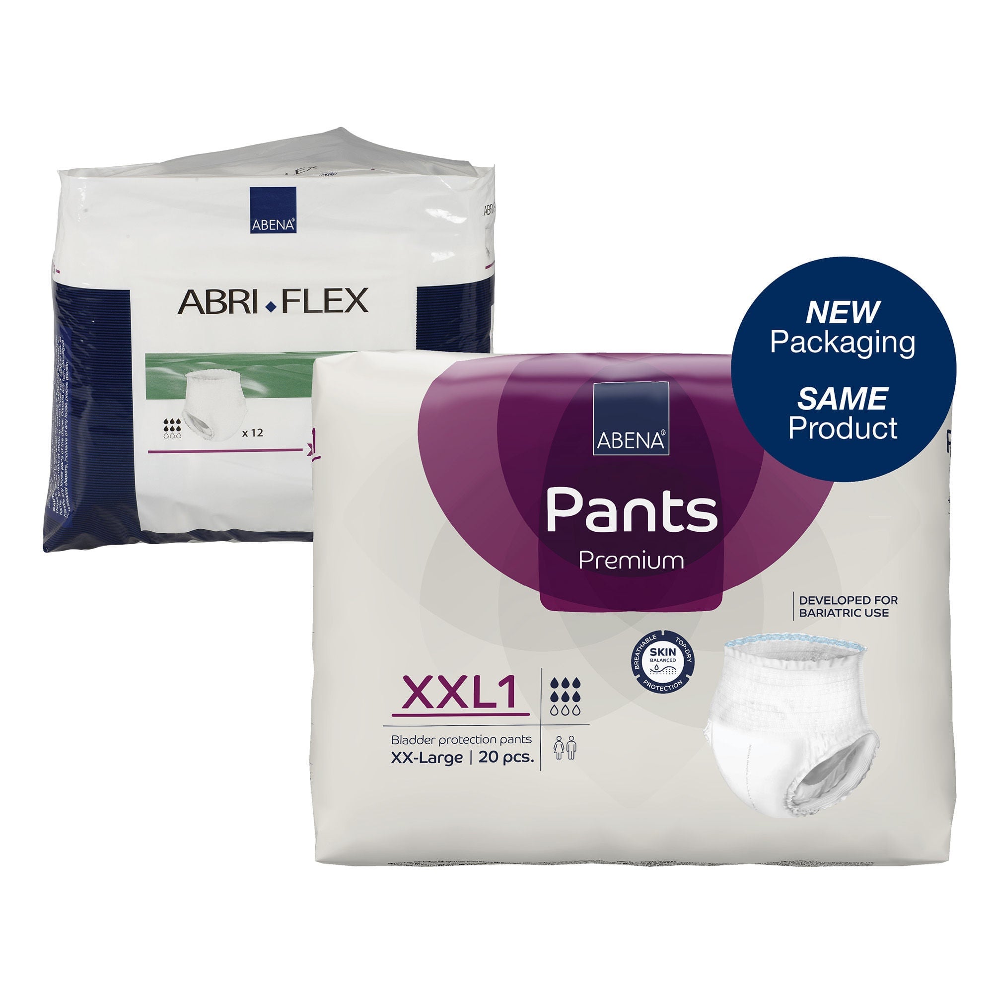 Abena North America - 1999905360 Absorbent Underwear Abena® Premium Pants XXL1 Pull On with Tear Away Seams Adult 2X-Large Unisex Disposable Heavy Absorbency
