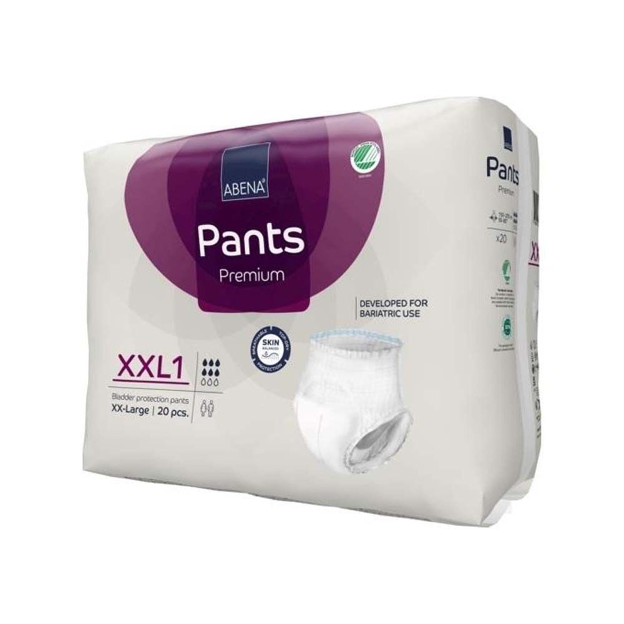 Abena North America - 1999905360 Absorbent Underwear Abena® Premium Pants XXL1 Pull On with Tear Away Seams Adult 2X-Large Unisex Disposable Heavy Absorbency
