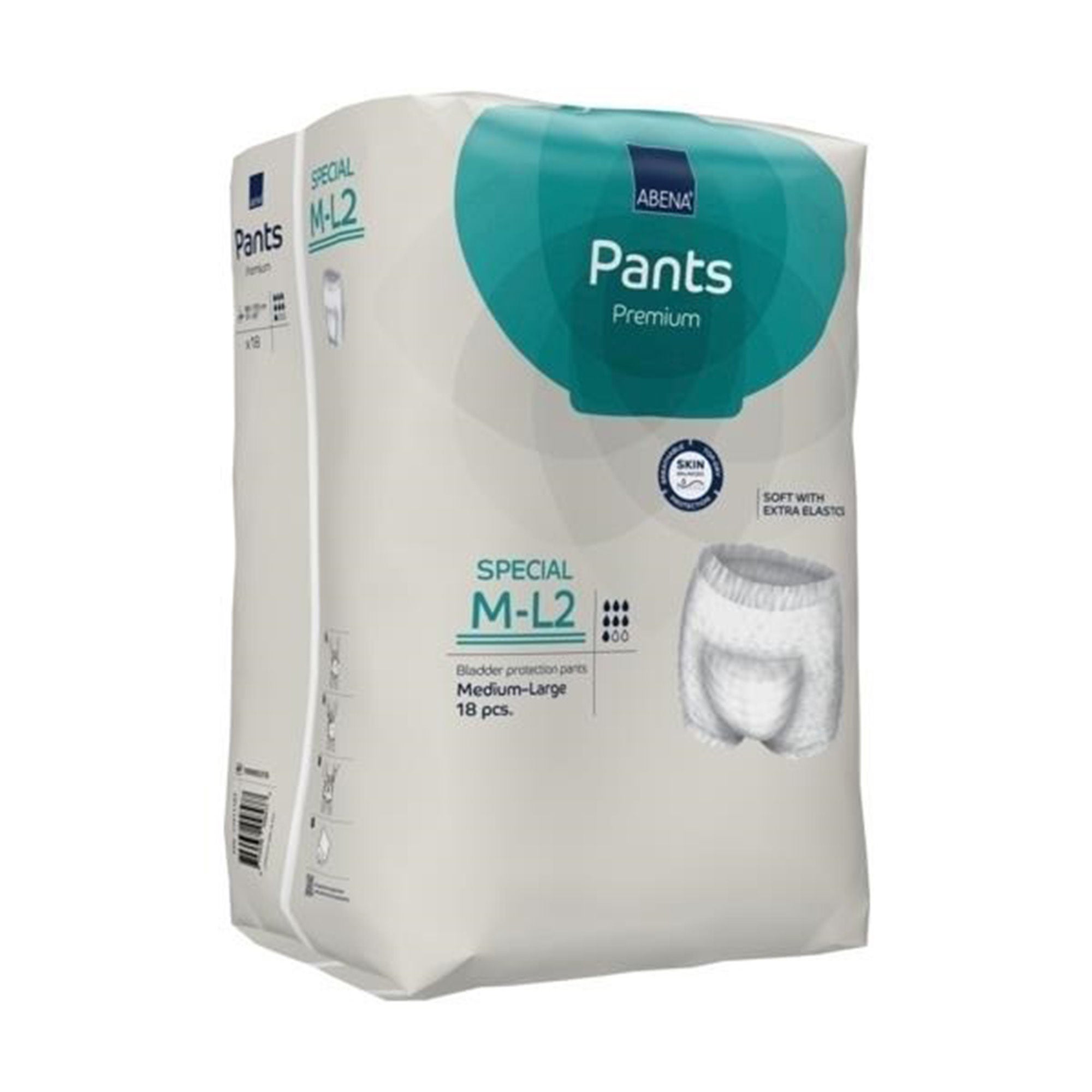 Abena North America - 1999905376 Absorbent Underwear Abena® Premium Pants Special M-L2 Pull On with Tear Away Seams Adult Medium / Large Unisex Disposable Heavy Absorbency