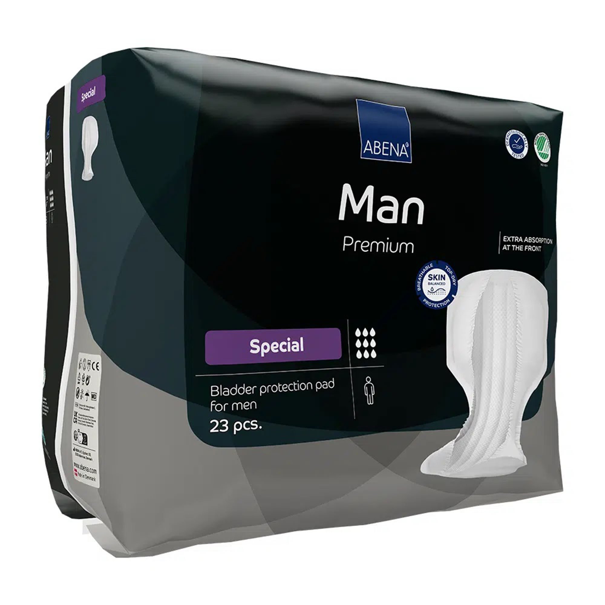 Abena North America 1000021333 - Abena® Man Premium Bladder Protection Pads, Special - 23/Pack, 92/Case