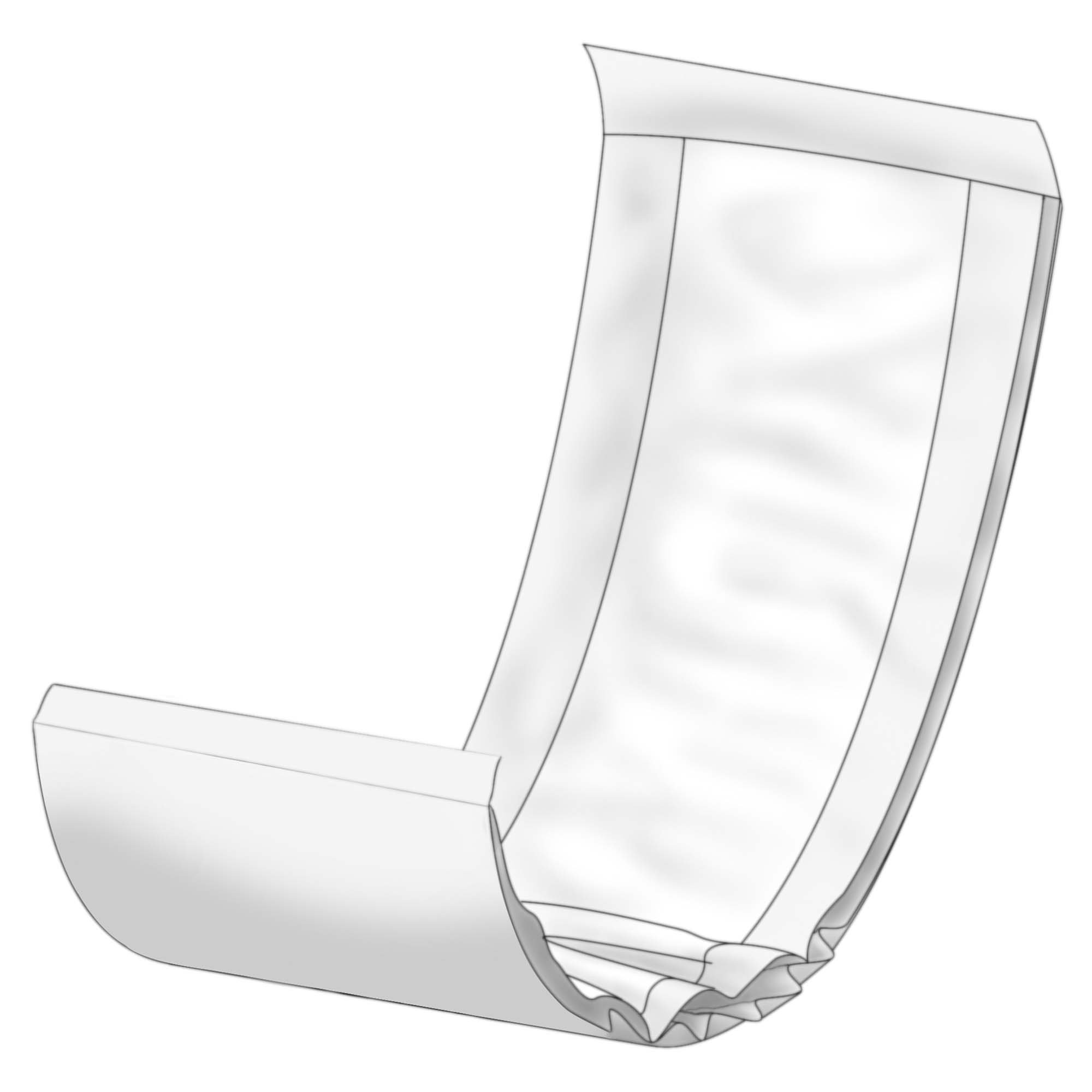 Abena North America 1000021343 - Abena® Let Normal Incontinence Liner - 34/Pack, 306/Case