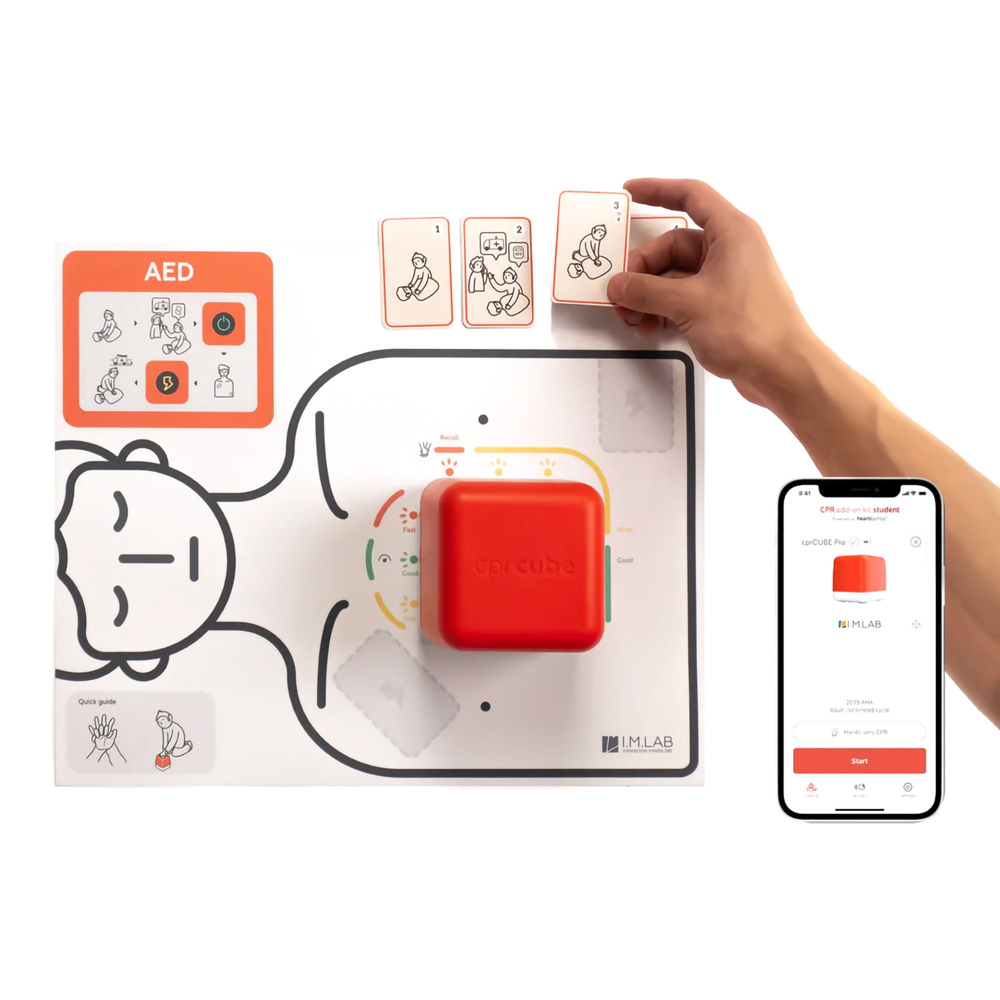 Nasco Healthcare - 100-CC3G100 CPR Trainer CPR Cube™ Pro