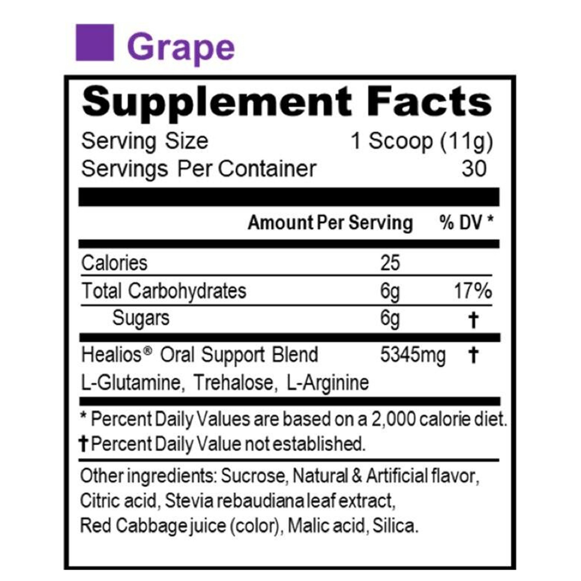 Enlivity Corp GN0140 - Healios Oral Health and Dietary Supplement Powder for Mouth Sores - 1/Each, 12/Case