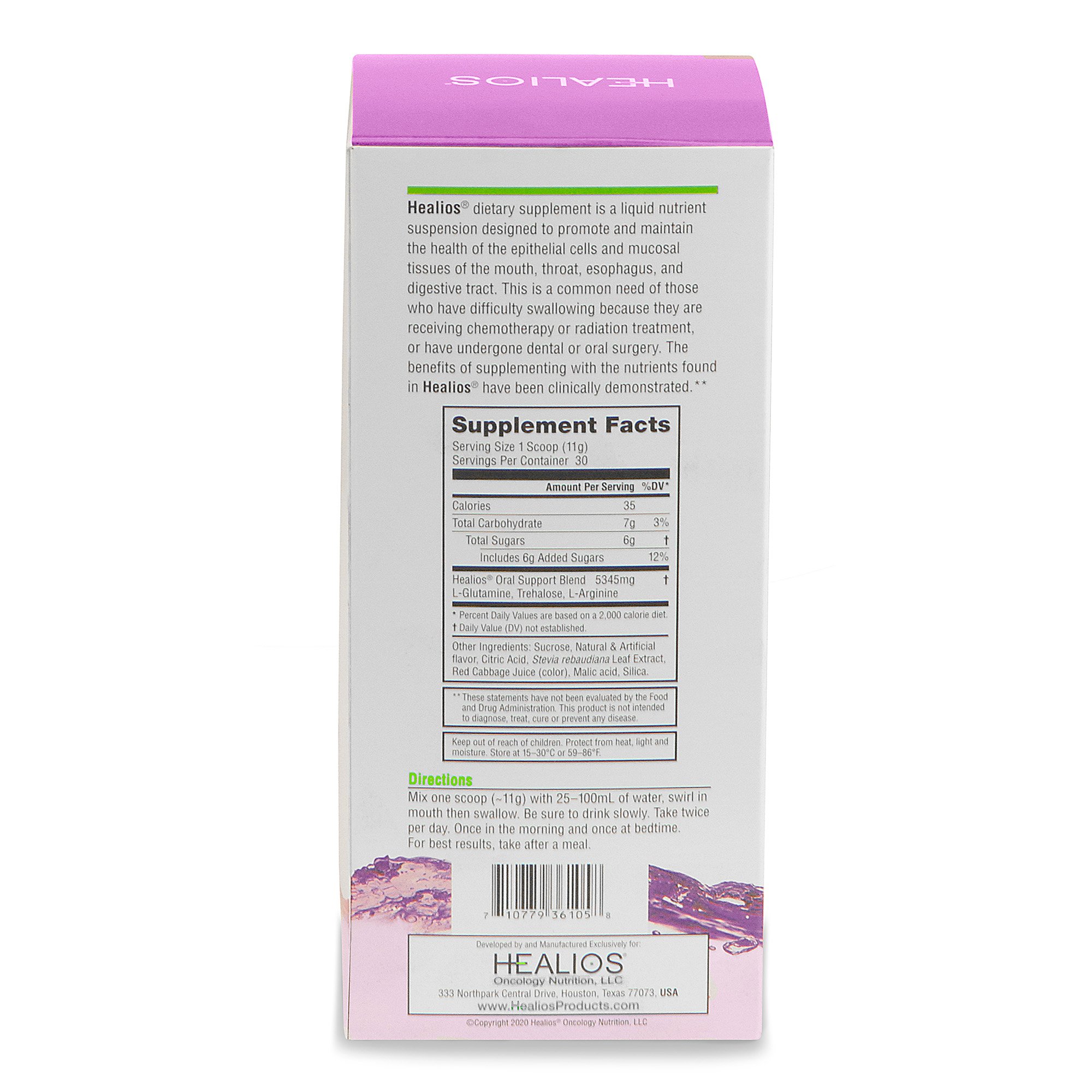 Enlivity Corp GN0140 - Healios Oral Health and Dietary Supplement Powder for Mouth Sores - 1/Each, 12/Case
