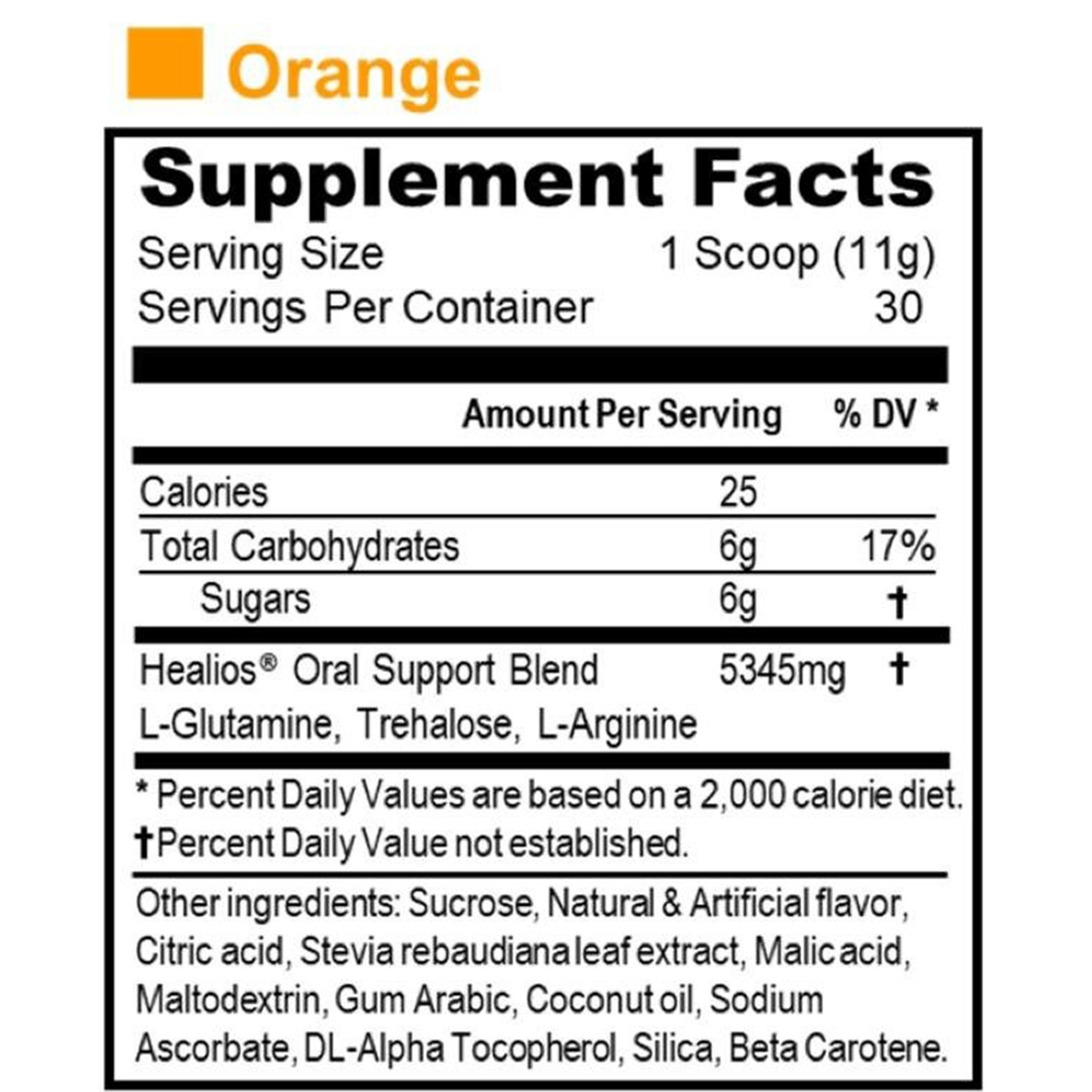 Enlivity Corp GN0141 - Healios Oral Health and Dietary Supplement Powder for Mouth Sores - 1/Each, 12/Case