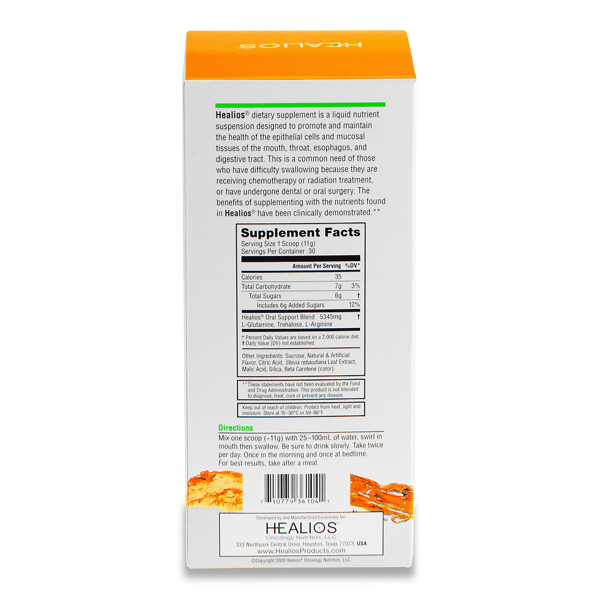 Enlivity Corp GN0141 - Healios Oral Health and Dietary Supplement Powder for Mouth Sores - 1/Each, 12/Case