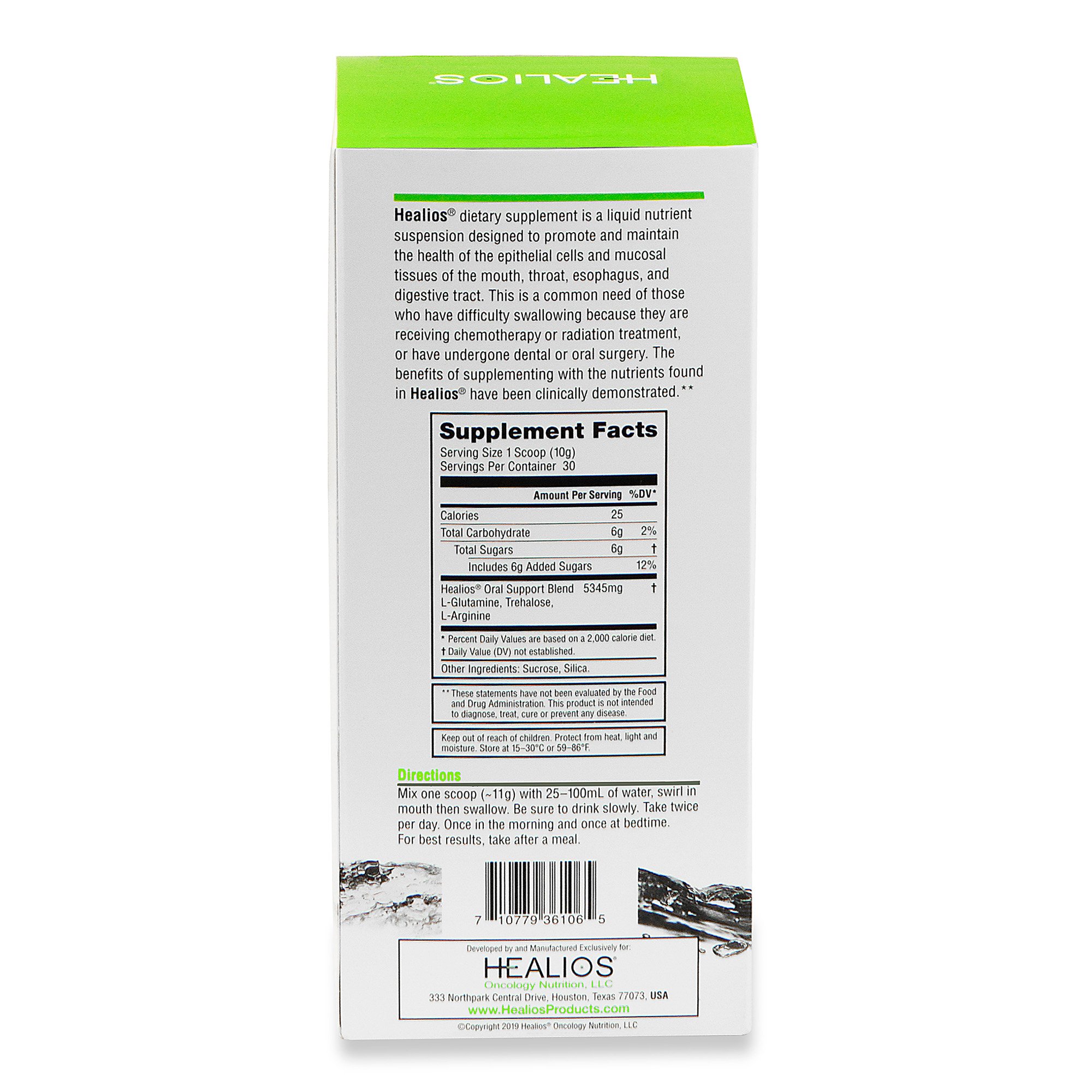 Enlivity Corp GN0195 - Healios Oral Health and Dietary Supplement Powder for Mouth Sores - 1/Each, 12/Case
