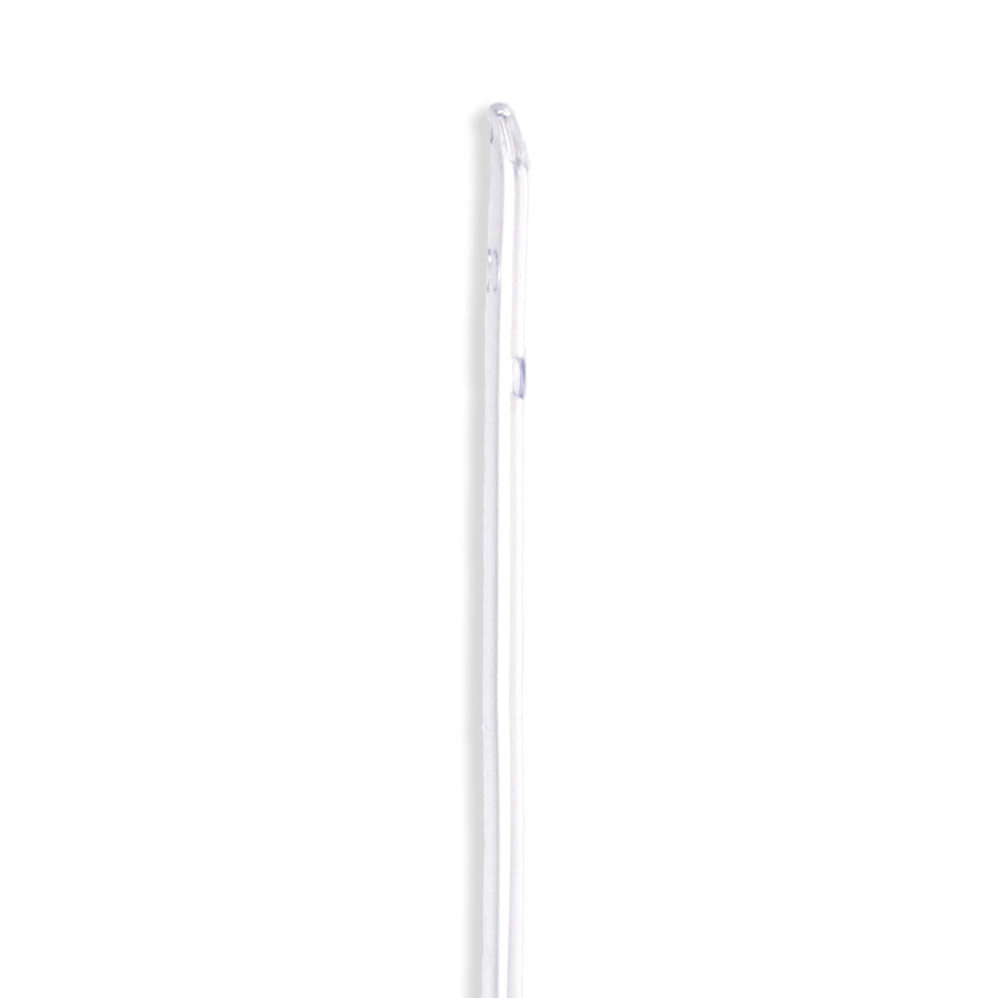 HR Healthcare - HC0810 Urethral Catheter TruCath™ Coude Tip Hydrophilic Coated PVC 8 Fr. 10 Inch Length