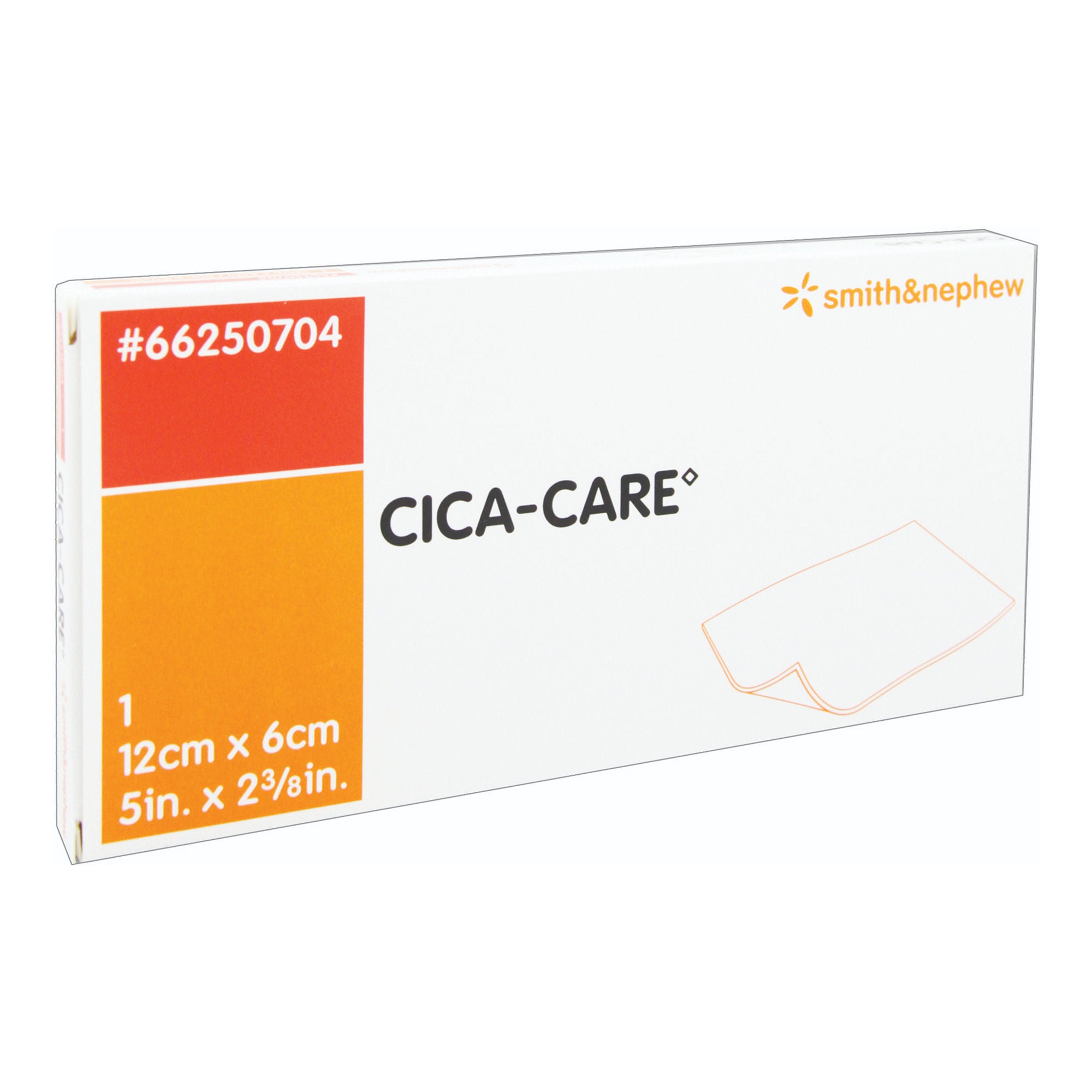 Smith & Nephew - 66250704 Silicone Sheeting Cica-Care 2-3/8 X 5 Inch Rectangle NonSterile