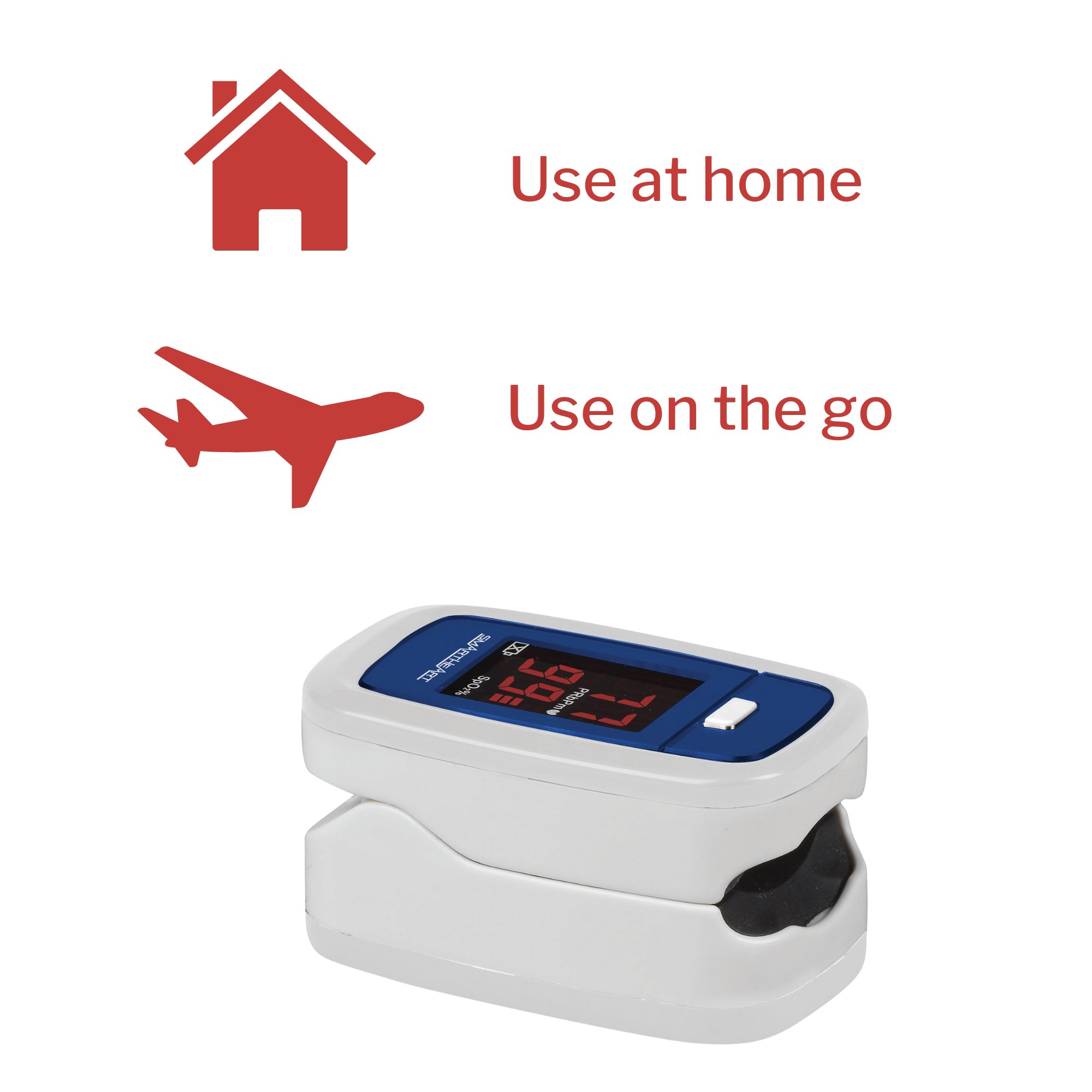 Veridian Healthcare LLC 11-50K - SmartHeart Fingertip Pulse Oximeter for Blood Oxygen Saturation, Economy - 1/Each, 48/Case