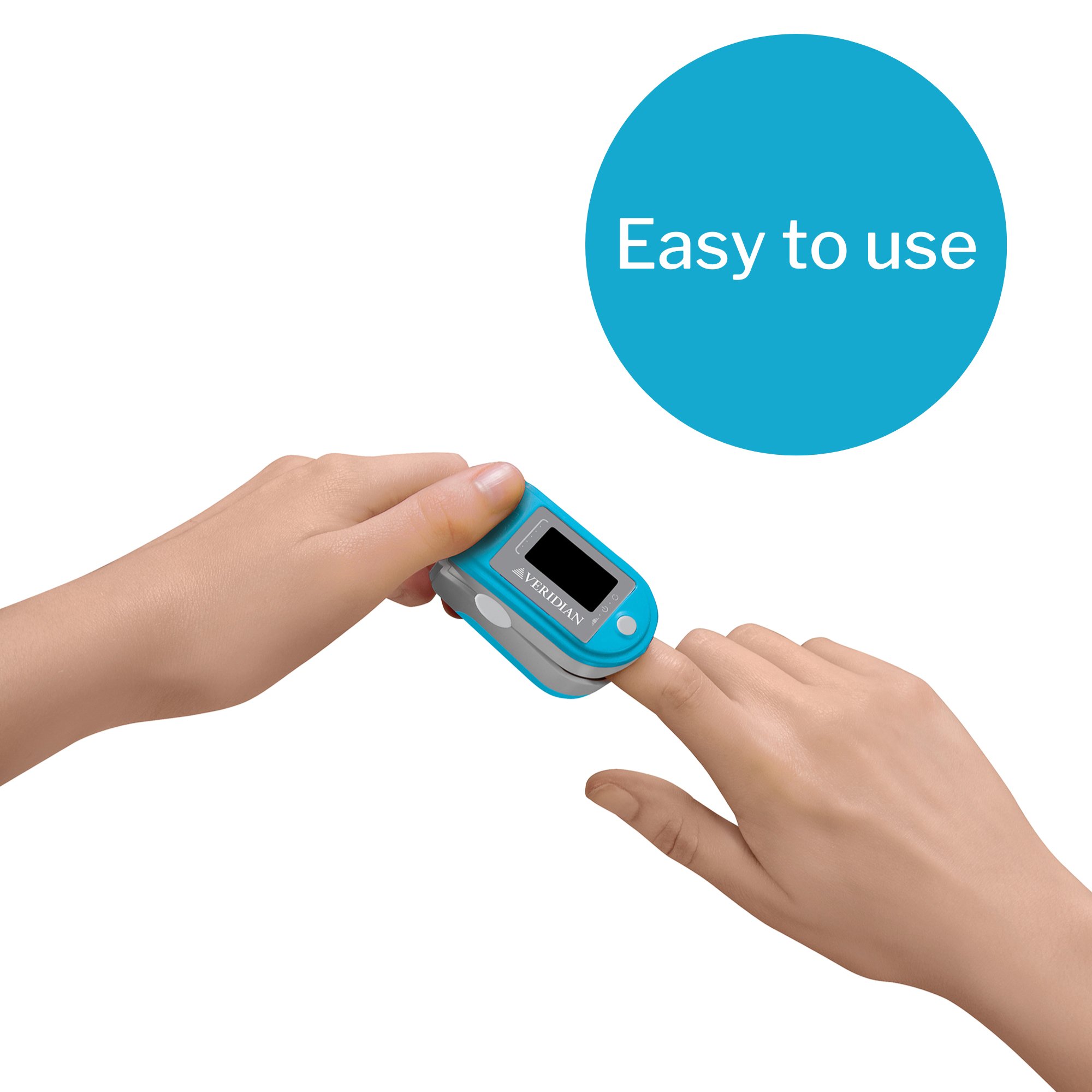 Veridian Healthcare LLC 11-50D - SmartHeart Fingertip Pulse Oximeter for Blood Oxygen Saturation, Deluxe - 1/Each, 24/Case