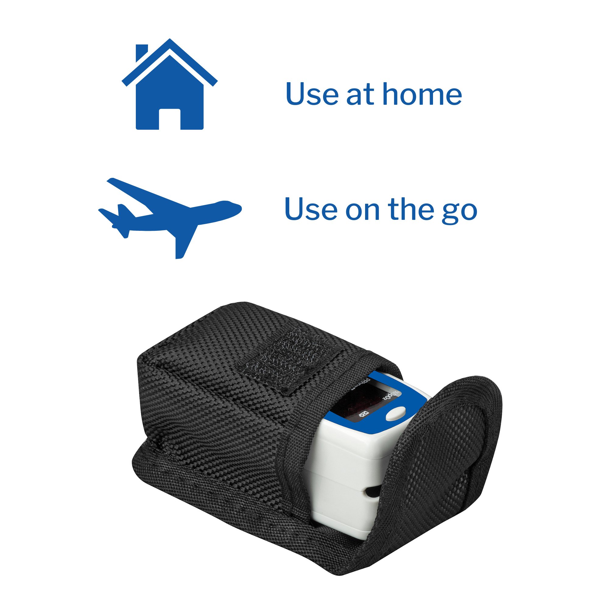 Veridian Healthcare LLC 11-50L - SmartHeart Fingertip Pulse Oximeter, Talking Blood Oxygen Saturation Monitor - 1/Each, 24/Case