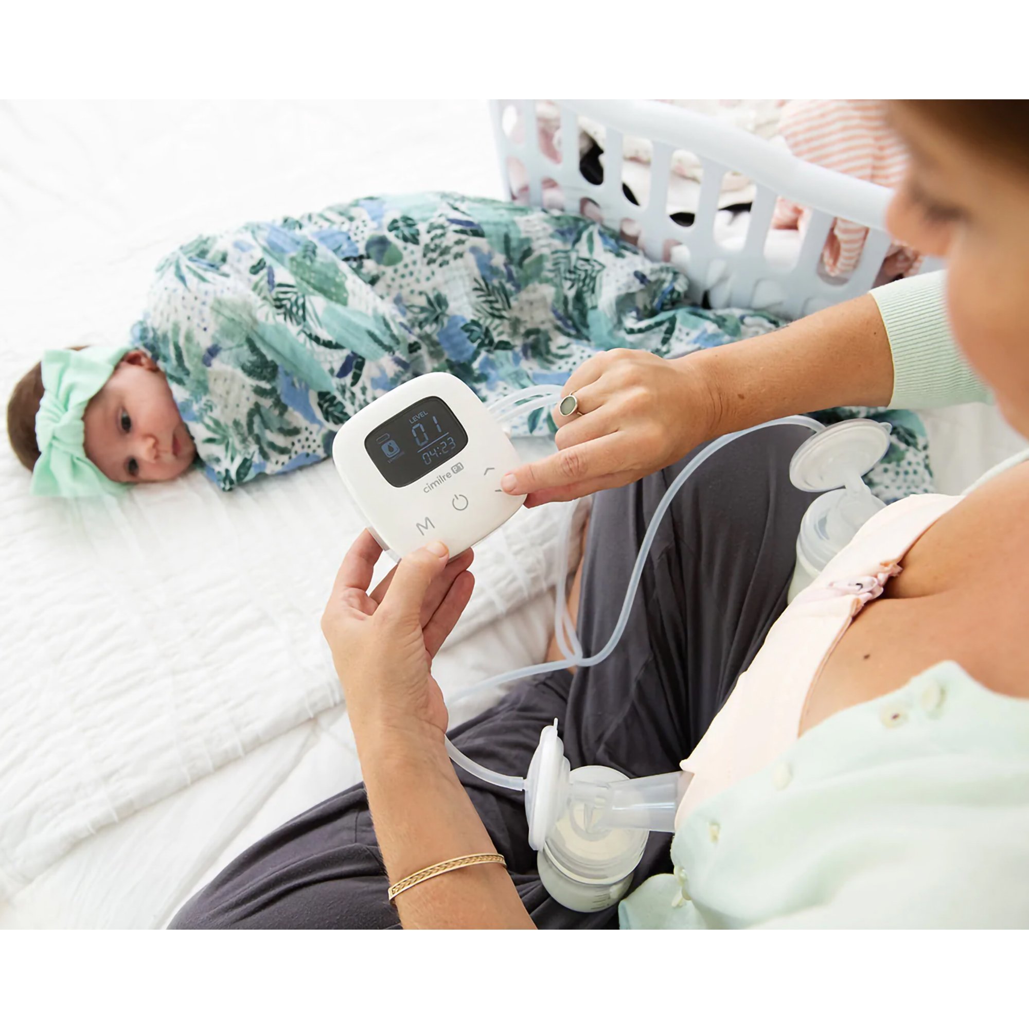 Symmetrical Health LLC P1-100-00-00 - Cimilre® P1 Double Electric Breast Pump Kit - 1/Each, 6/Case