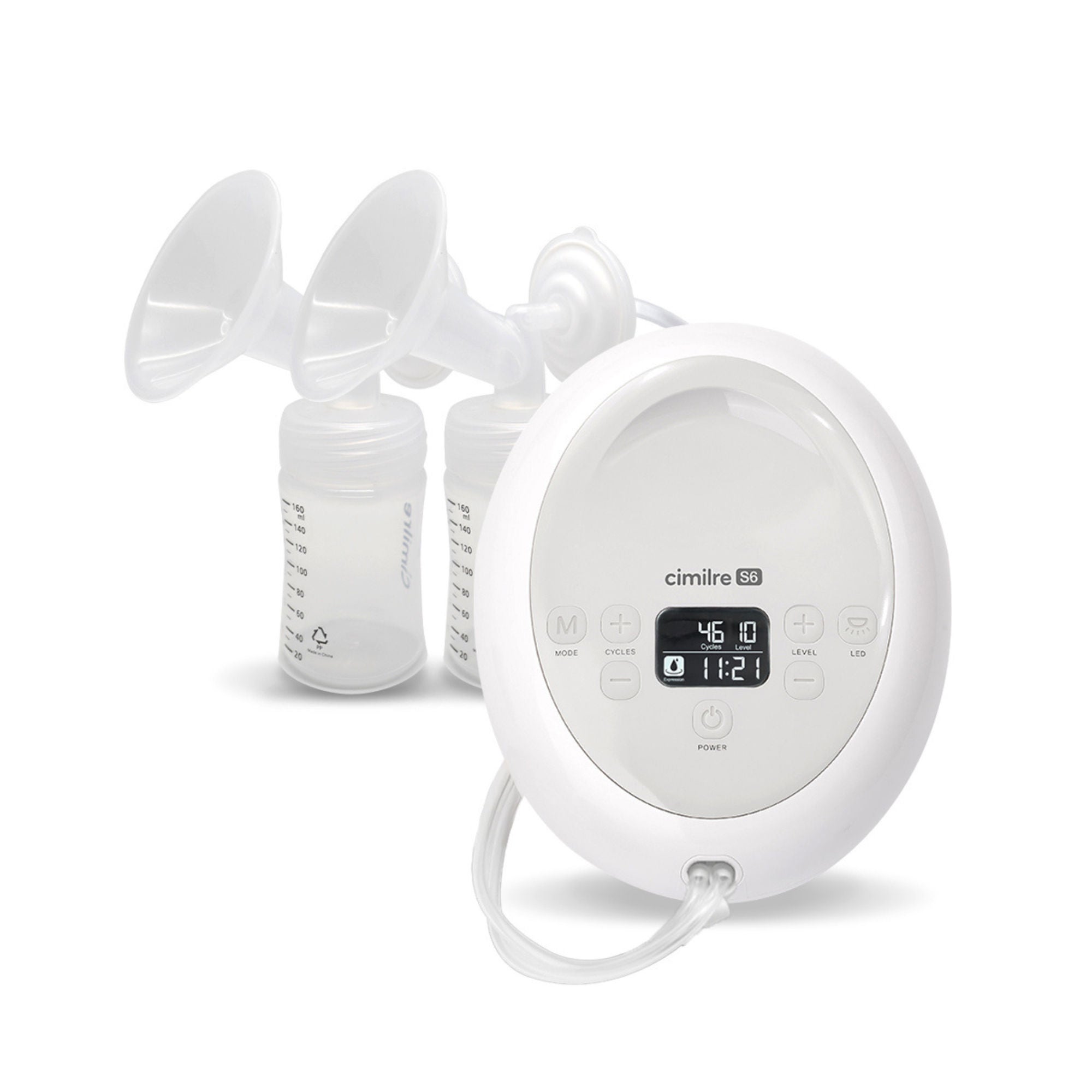 Symmetrical Health LLC - S6P-100-00-00 Cimilre® S6+ Adjustable Rechargeable Breast Pump Kit