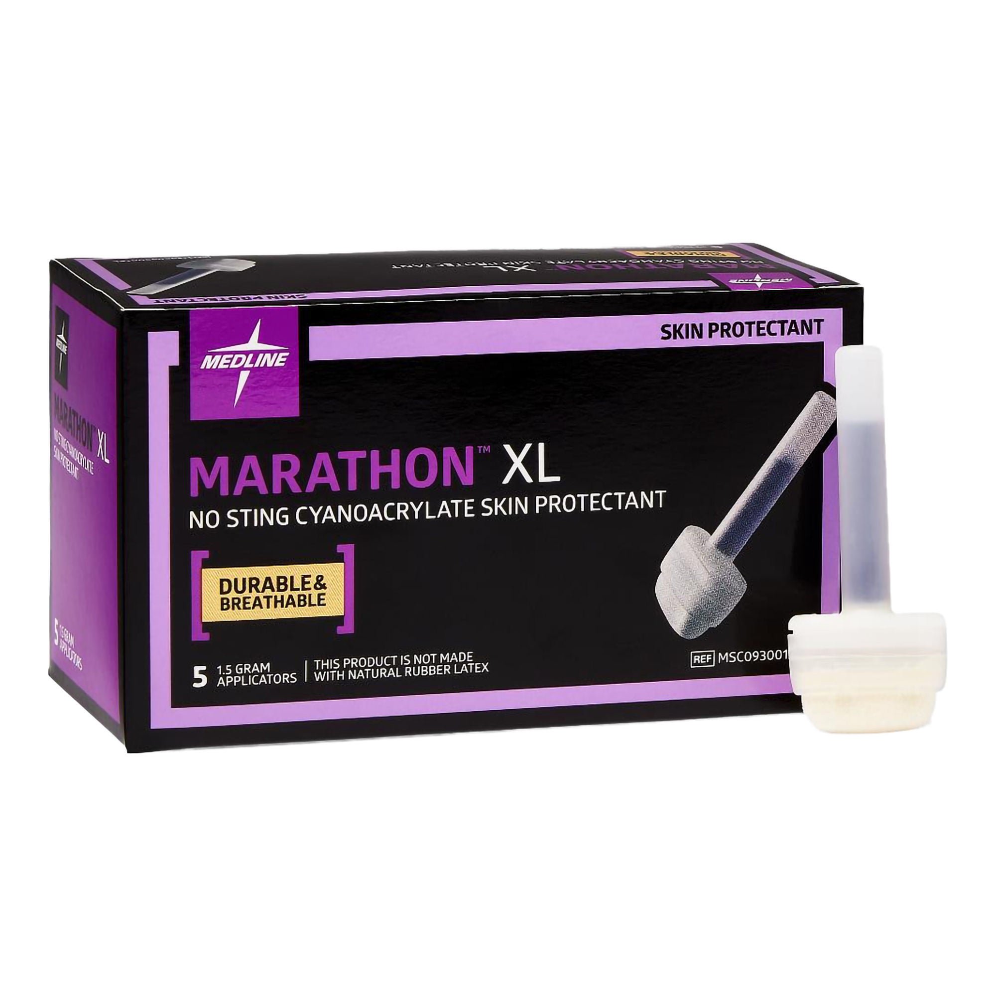 Medline - MSC093001XL Skin Barrier Applicator Marathon® Cyanoacrylate Individual Packet X-Large Sterile