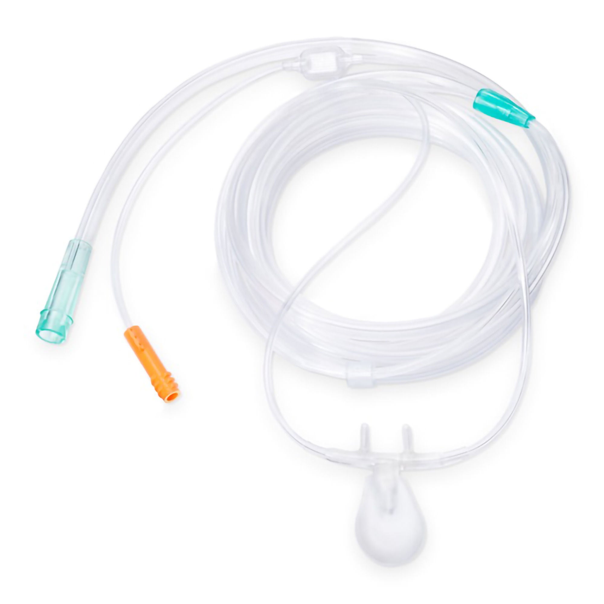 MedSource International - MS-35601A ETCO2 Oral / Nasal Cannula MED Source® Adult Curved Prongs 7 Foot Tubing Low Flow Rate