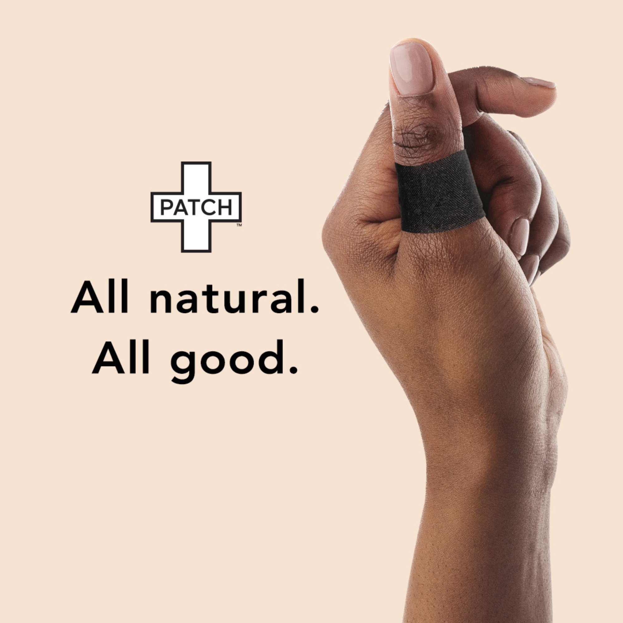 Nutricare USA LLC PATACCT - Patch™ Adhesive Strip with Charcoal, 3/4 x 3 Inch - 1/Tube, 3/Box, 24/Case