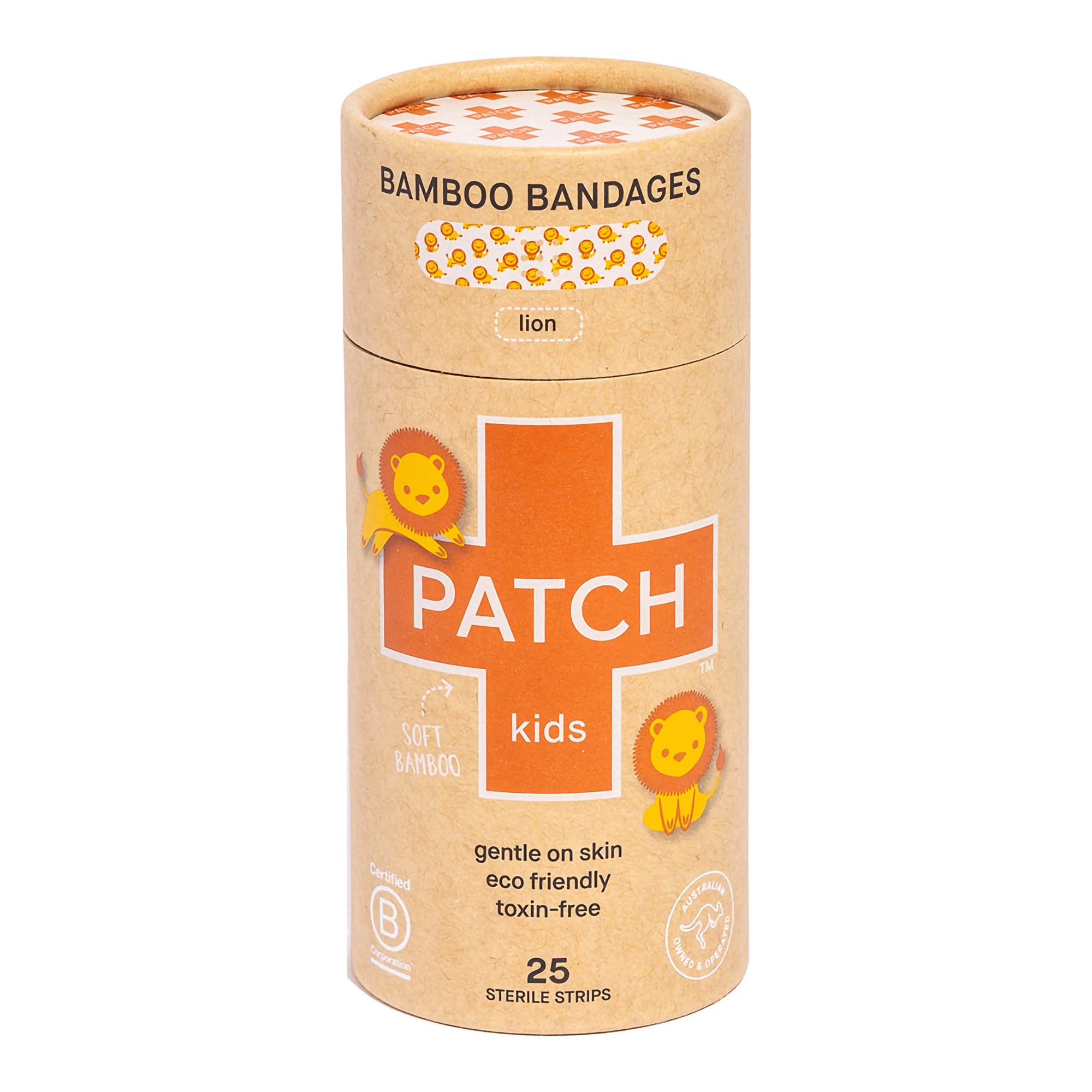 Nutricare USA LLC PATLICT - Patch™ Kids (Lion Design) Adhesive Strip, 3/4 x 3 Inch - 1/Tube, 3/Box, 24/Case
