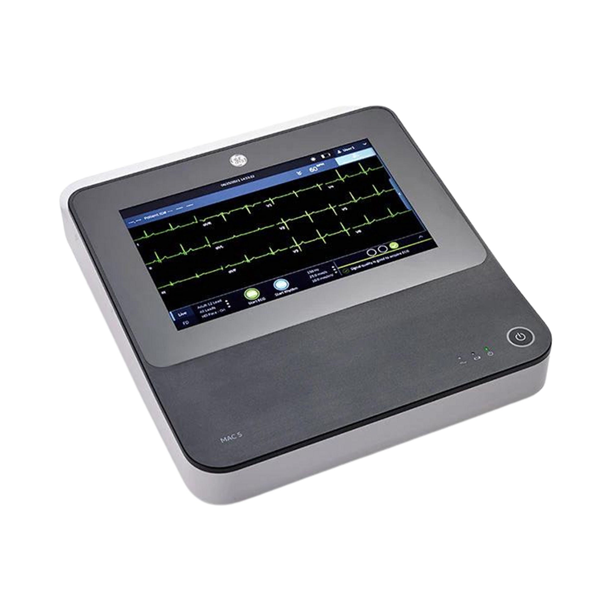 GE Healthcare - 8855003-001-01103935 Electrocardiograph MAC™ 5 Lite Battery Operated Digital Display Resting