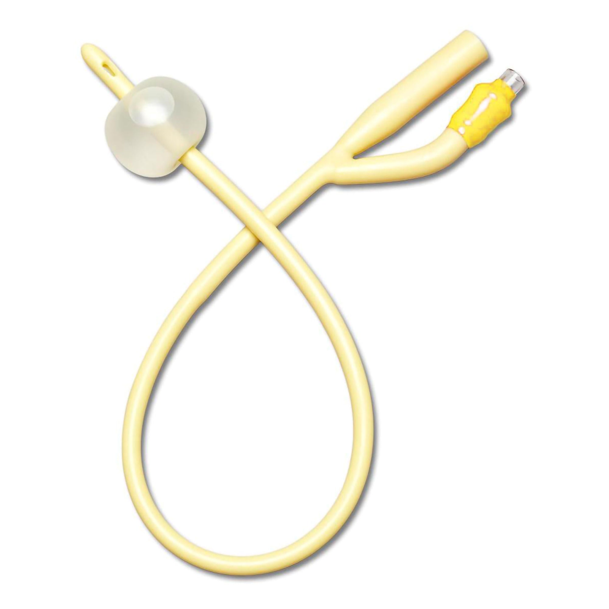 Medline - DYND11780 Foley Catheter Medline 2-Way Standard Tip 30 cc Balloon 20 Fr. Silicone Elastomer Coated Latex
