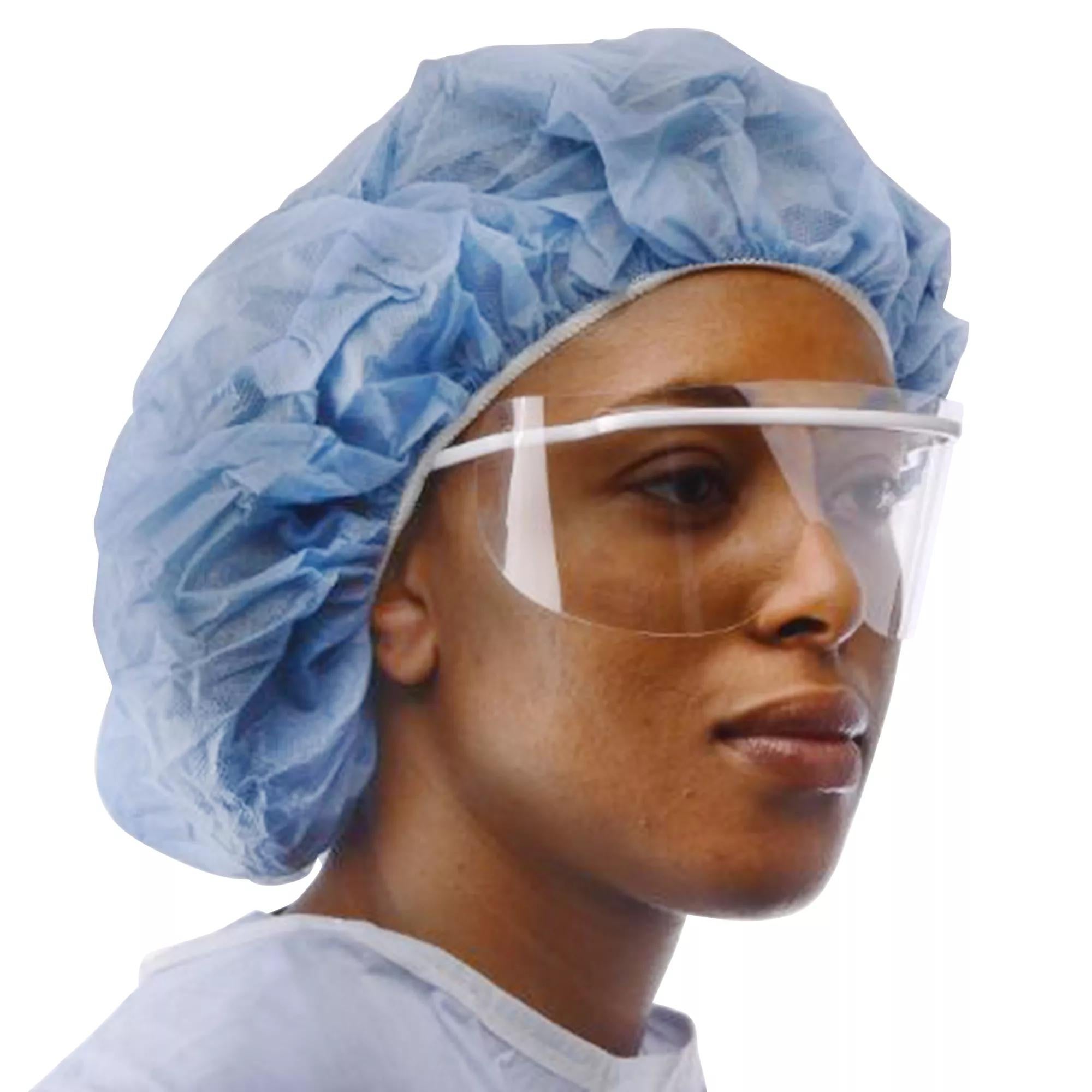 Cardinal - CAHEYEWEAR Eye Shield Cardinal Health™ Wraparound Uncoated Clear Tint Plastic Lens Assorted Frame Colors Over Ear One Size Fits Most