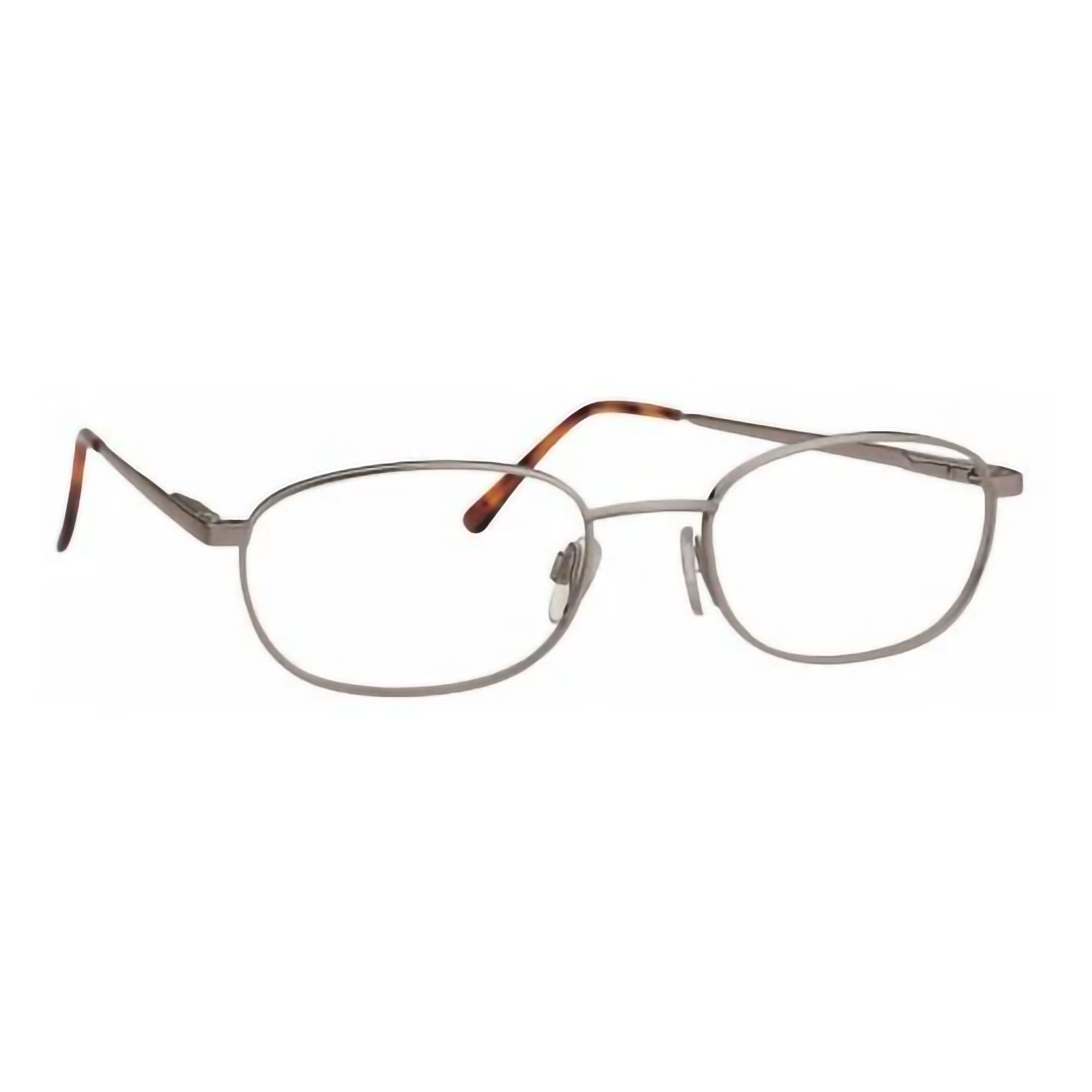 Titmus LLC - 18666-SRX Prescription Safety Glasses Baseline Collection Titmus BC104A Full Rim Frame Uncoated Clear Tint Gun Metal Frame Over Ear 51.19.140