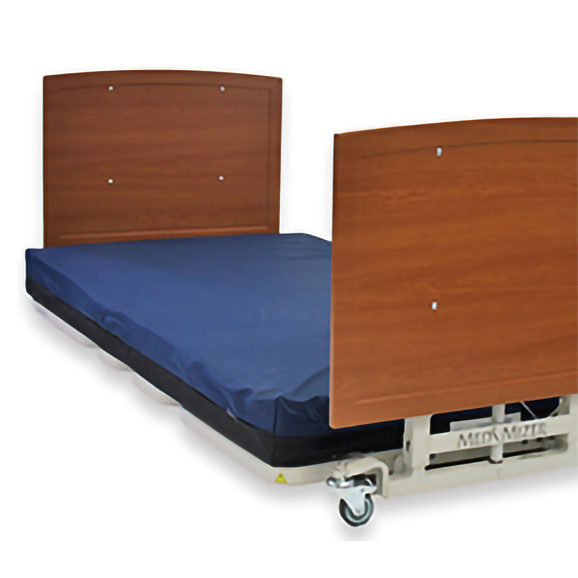 Med-Mizer - AC-N Floor Bed AllCare Series High-Low 35 to 42 Inch Length Expandable Deck 5 Functions 3-3/5 to 25 Inch Height Range