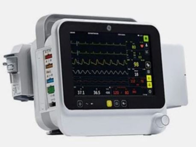 GE Healthcare - 6160000-004-01085471 Patient Monitor GE® Monitoring 3/5 ECG, NIBP, Printer, SpO2 AC Power / Battery Operated