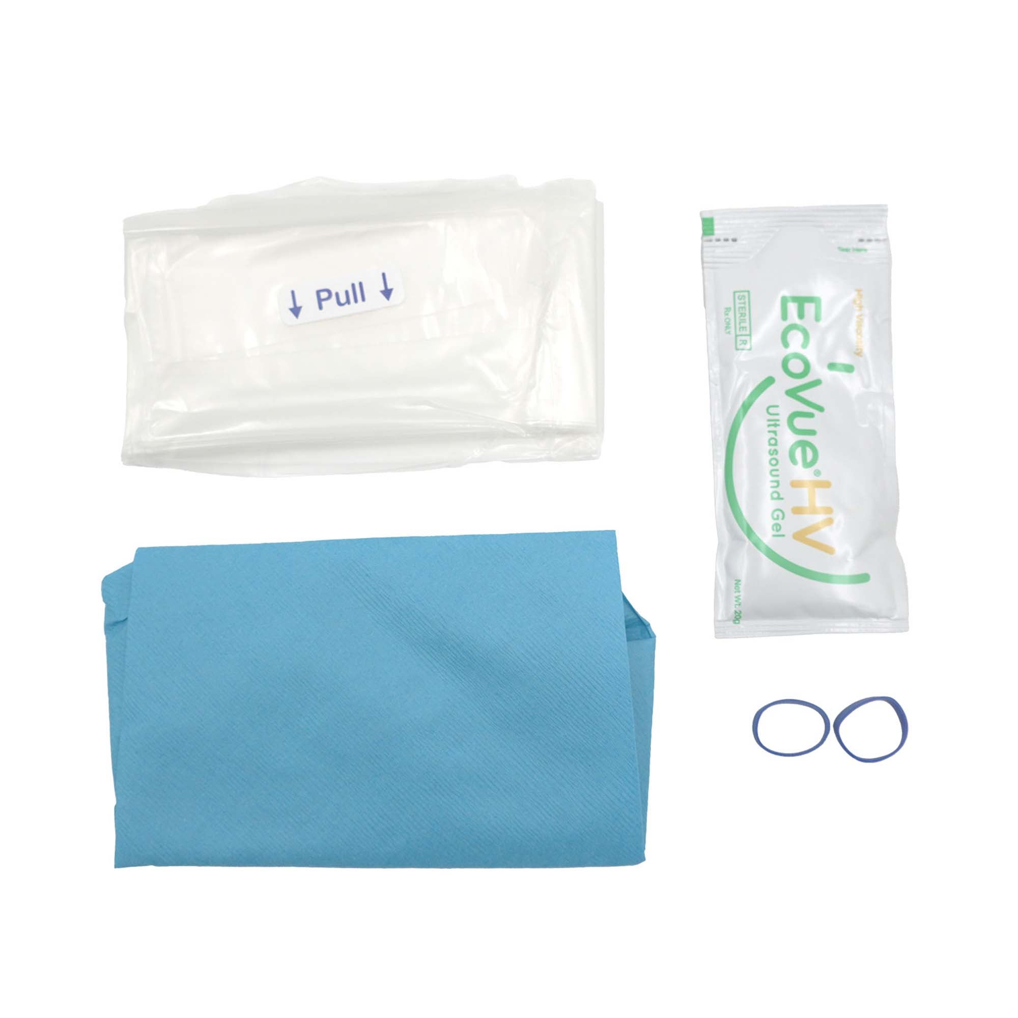 HR Healthcare - 39596 3D Ultrasound Probe Cover CoverAlls™ 4 x 16 inch Polyethylene Sterile Folded