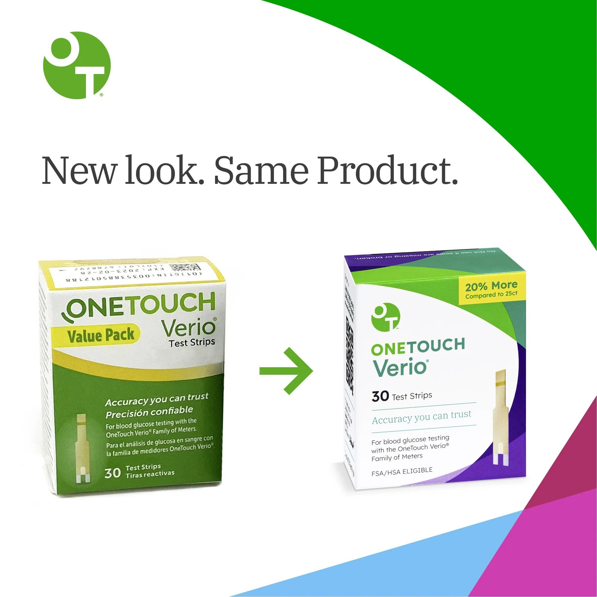 LifeScan 024183 - OneTouch Verio Flex® Blood Glucose Test Strips - 1/Each