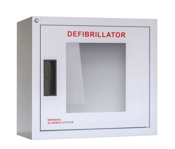 Auxo Medical - AM-HST-CAB-A AED Wall Cabinet with Alarm HeartStart® 8-3/8 X 14-5/8 X 16 Inch For HeartStart AED