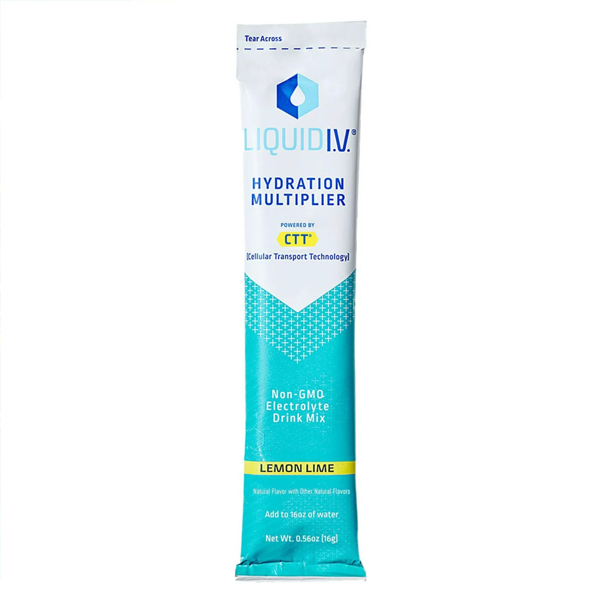 Emerson Healthcare LVM-6001 - Liquid I.V.® Hydration Multiplier Electrolyte Drink Mix Stick Packs Lemon Lime - 6/Box, 72/Case